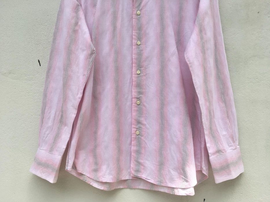 Lanvin Lanvin Men Stripes Button Down Shirt Size US L / EU 52-54 / 3 - 5 Thumbnail