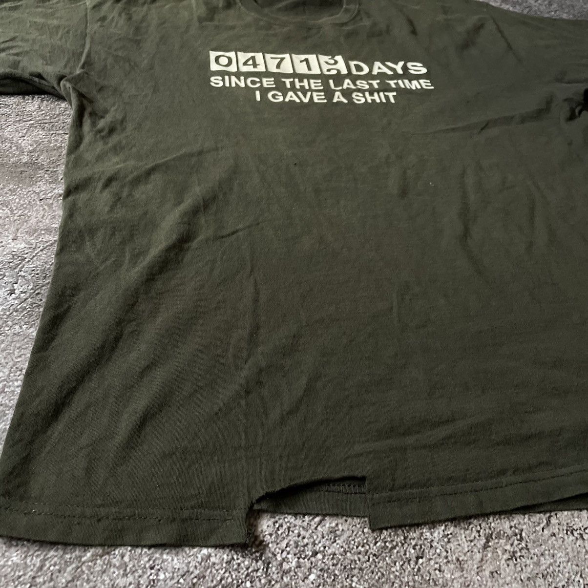 Vintage Vintage Y2K ADULT FUNNY LAST TIME GAVE SHIT XL Size US XL / EU 56 / 4 - 5 Thumbnail