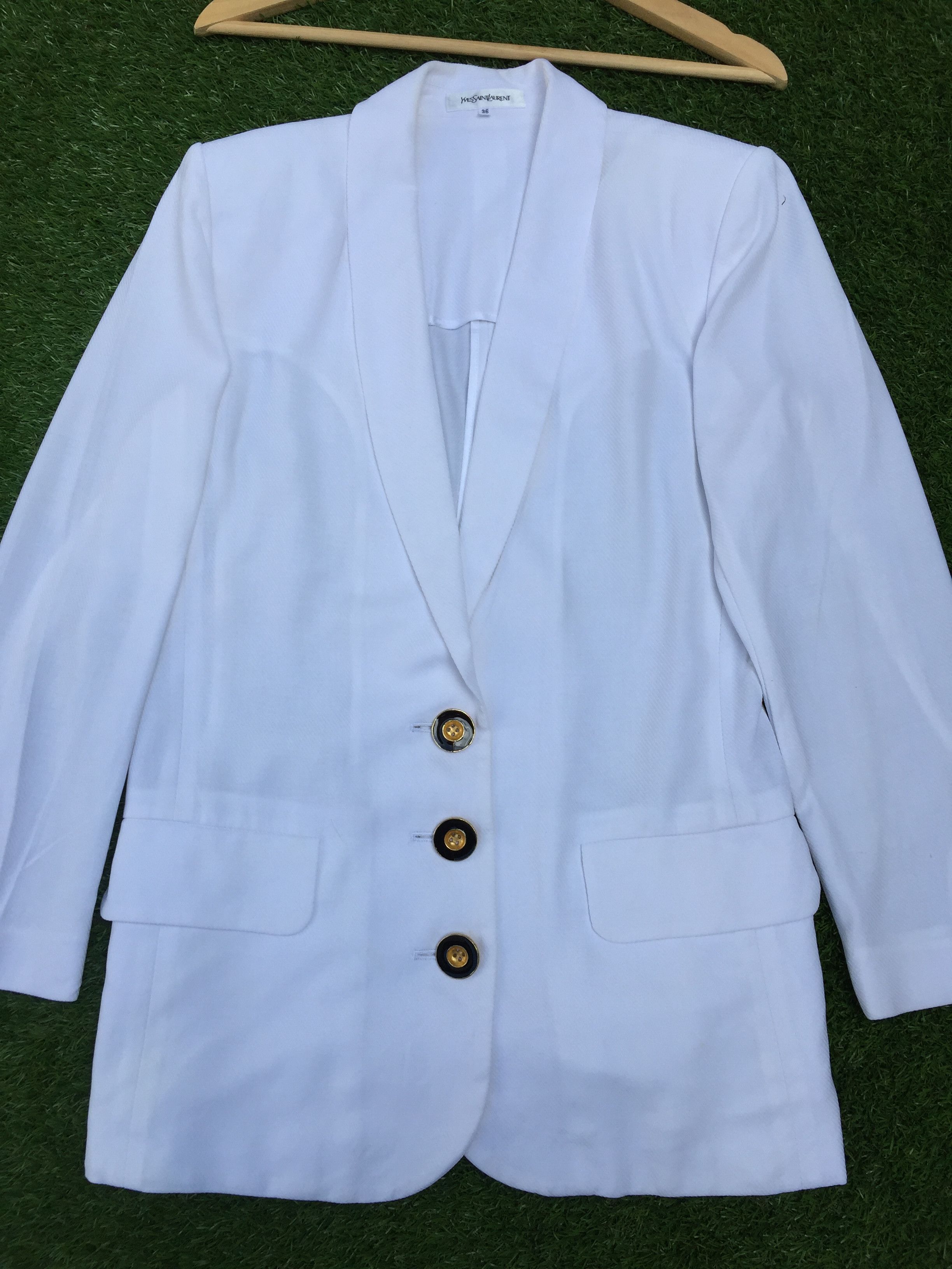 Yves Saint Laurent Vintage Yves Saint Laurent YSL Blazer/Jacket Outerwear Size US S / EU 44-46 / 1 - 2 Thumbnail
