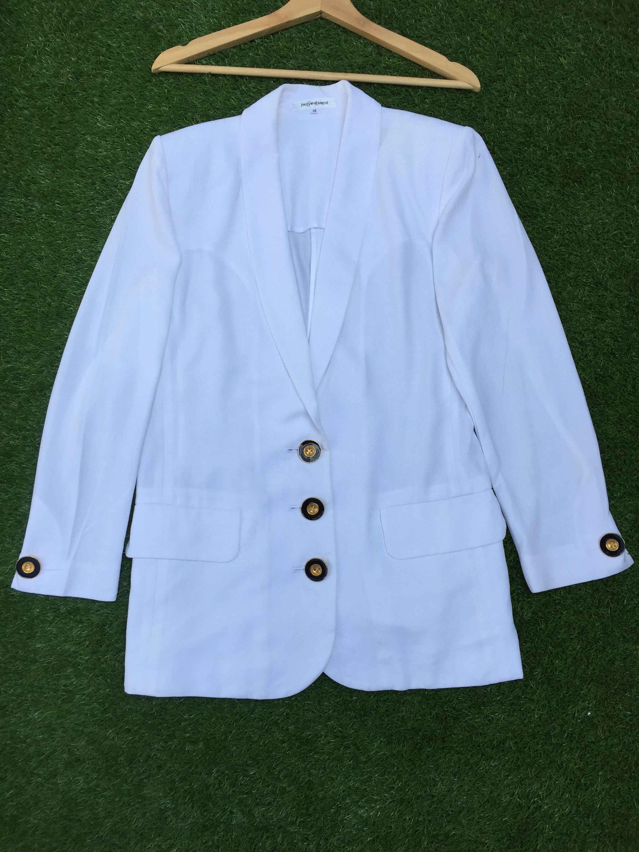 Yves Saint Laurent Vintage Yves Saint Laurent YSL Blazer/Jacket Outerwear Size US S / EU 44-46 / 1 - 1 Thumbnail