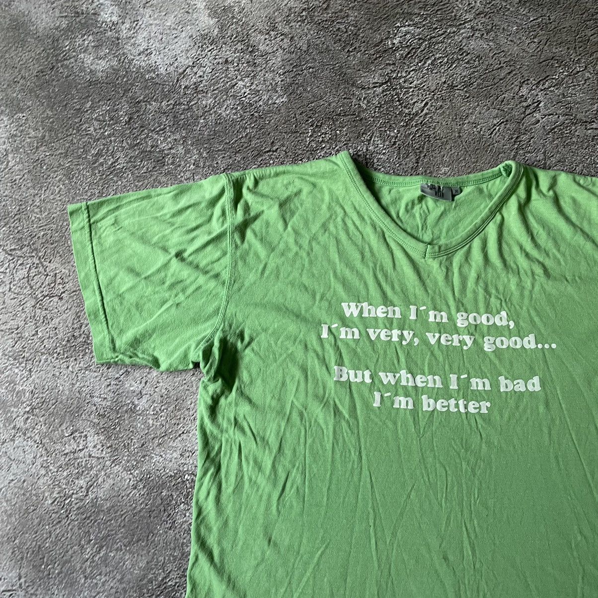Vintage Vintage Y2K Sun Faded Graphic Funny Tee Lime Green Goth M Size US M / EU 48-50 / 2 - 4 Thumbnail