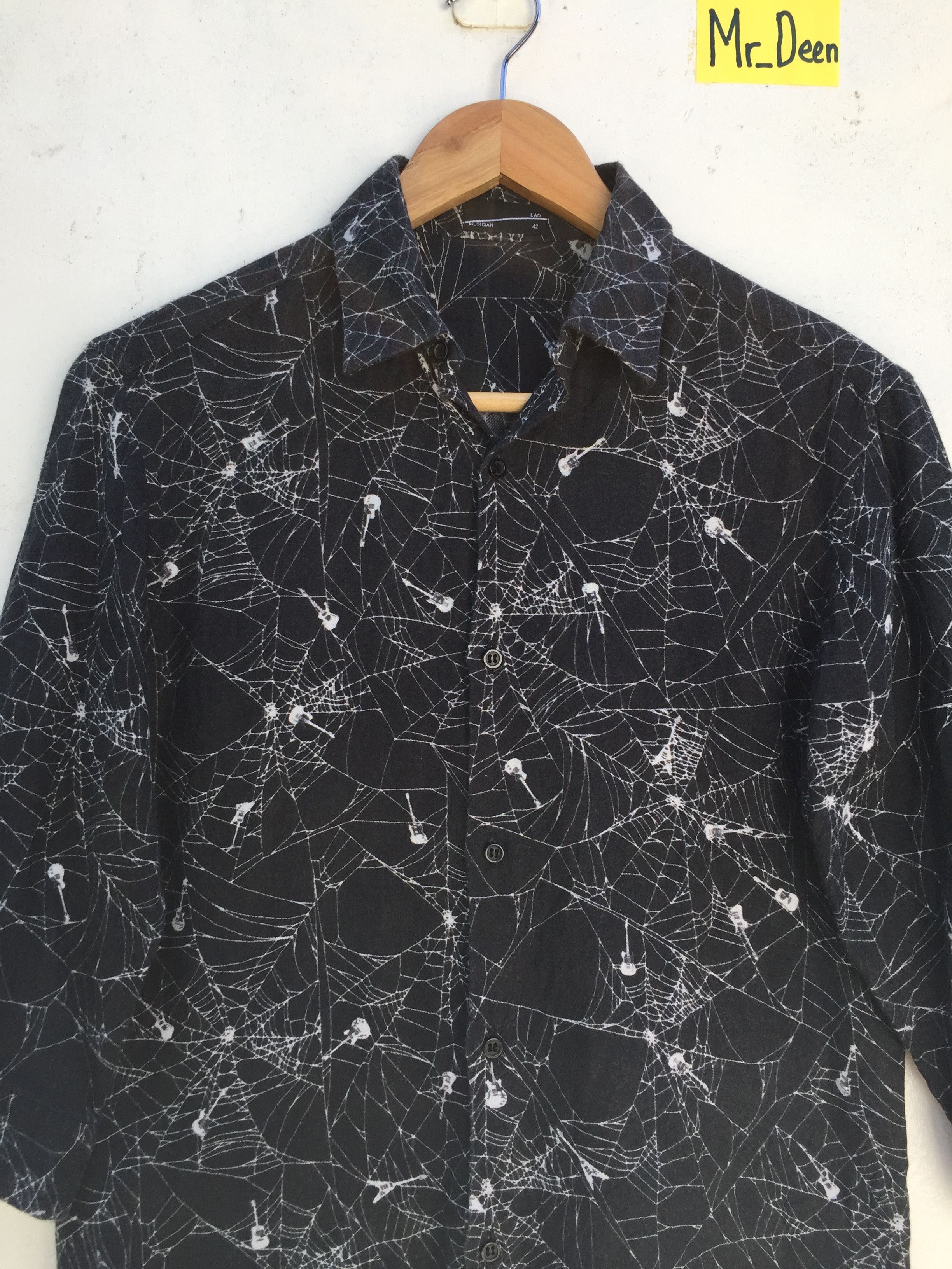 Lad Musician Rare LAD MUSICIAN SATIN SPIDER BLOUSON Size US S / EU 44-46 / 1 - 4 Thumbnail