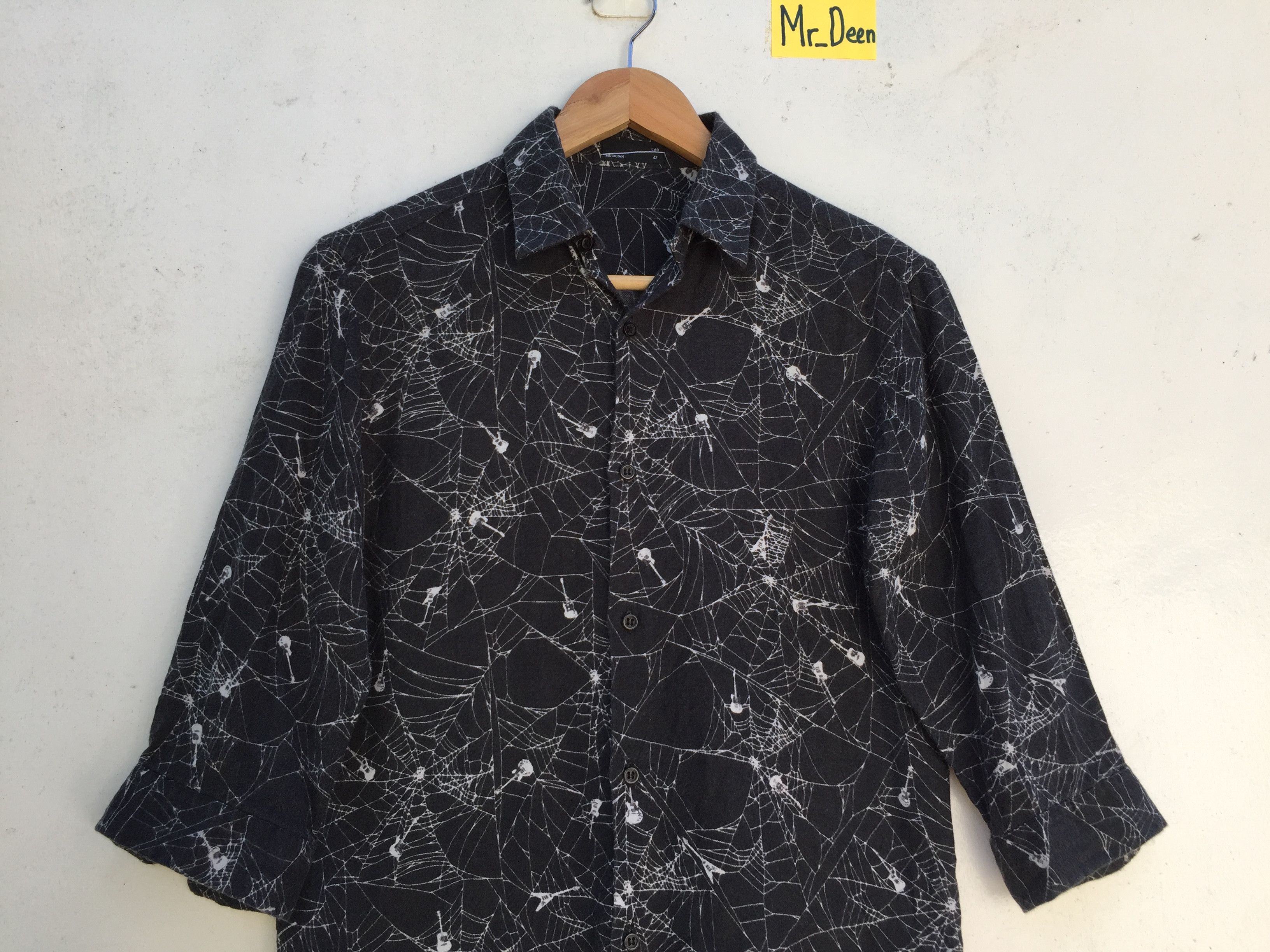 Lad Musician Rare LAD MUSICIAN SATIN SPIDER BLOUSON Size US S / EU 44-46 / 1 - 6 Thumbnail