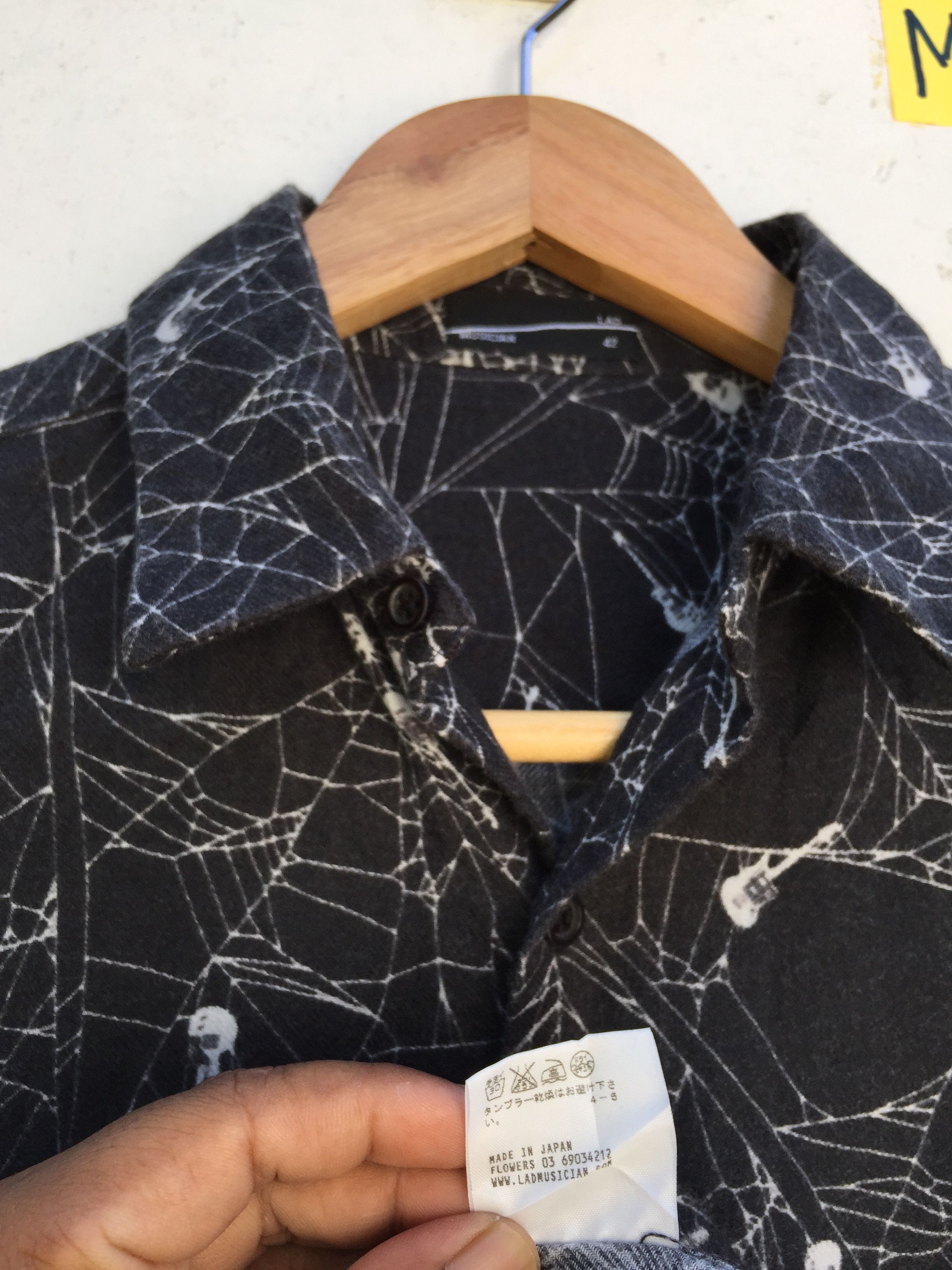 Lad Musician Rare LAD MUSICIAN SATIN SPIDER BLOUSON Size US S / EU 44-46 / 1 - 9 Thumbnail