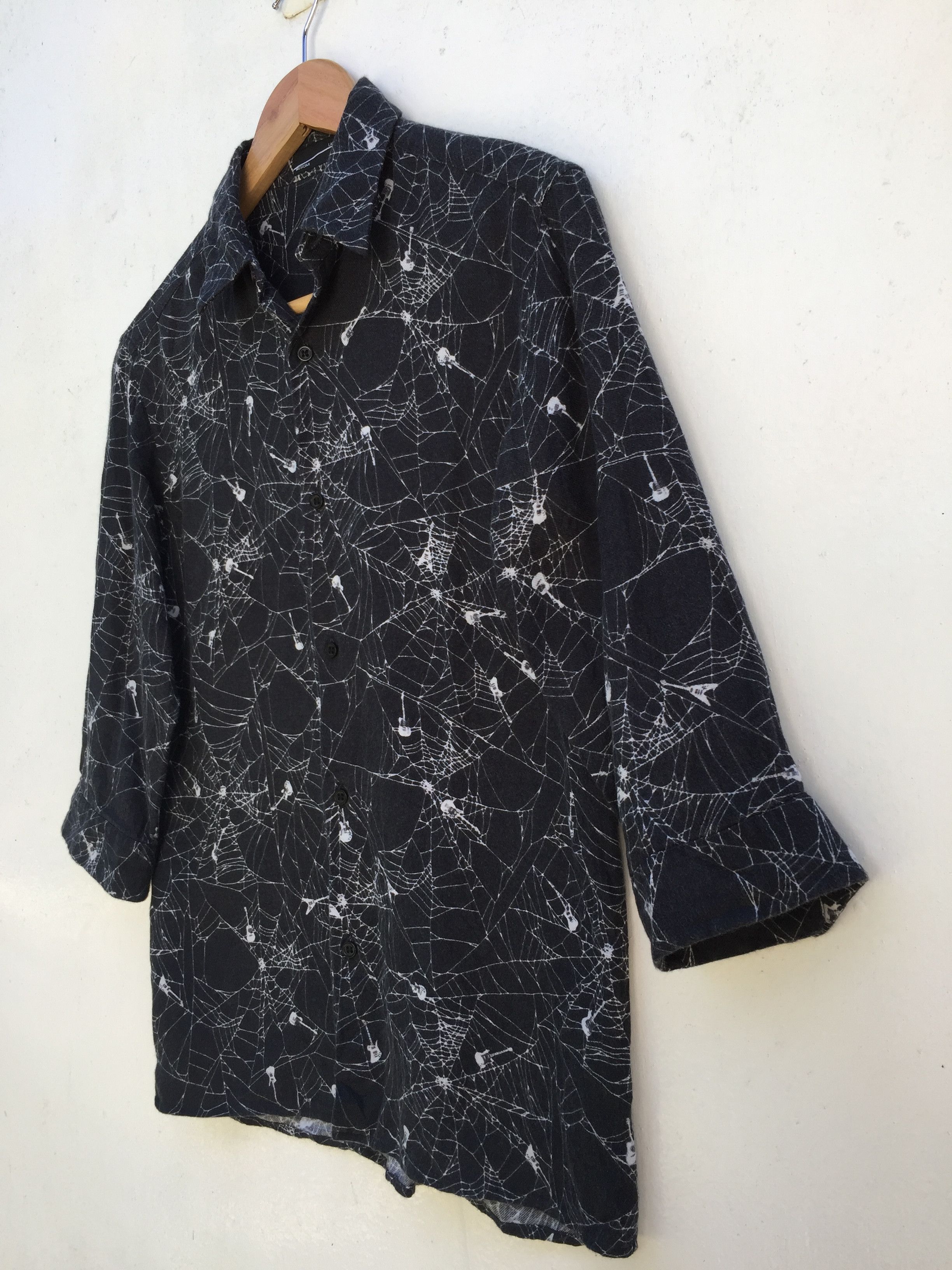 Lad Musician Rare LAD MUSICIAN SATIN SPIDER BLOUSON Size US S / EU 44-46 / 1 - 8 Thumbnail