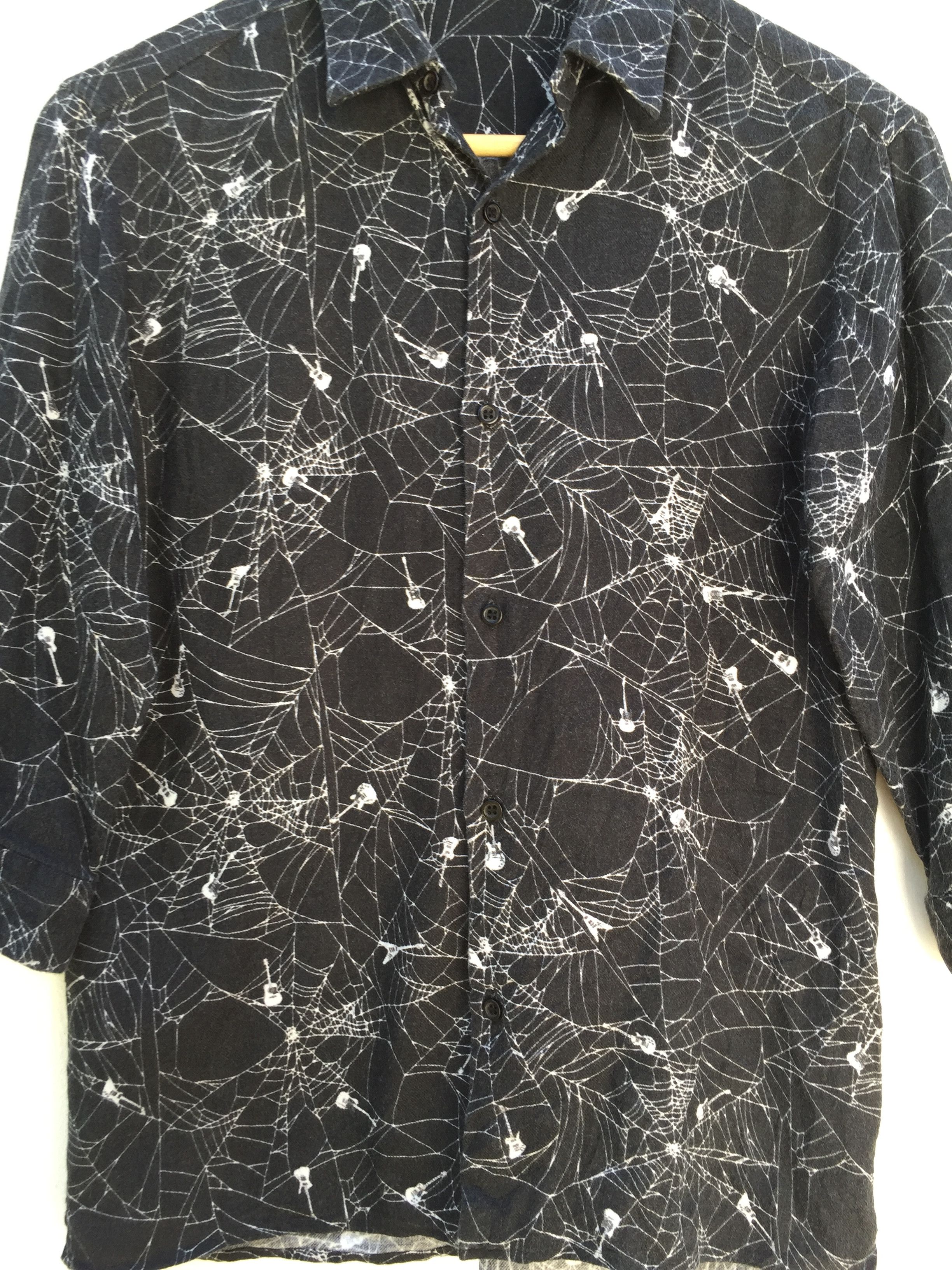 Lad Musician Rare LAD MUSICIAN SATIN SPIDER BLOUSON Size US S / EU 44-46 / 1 - 10 Thumbnail