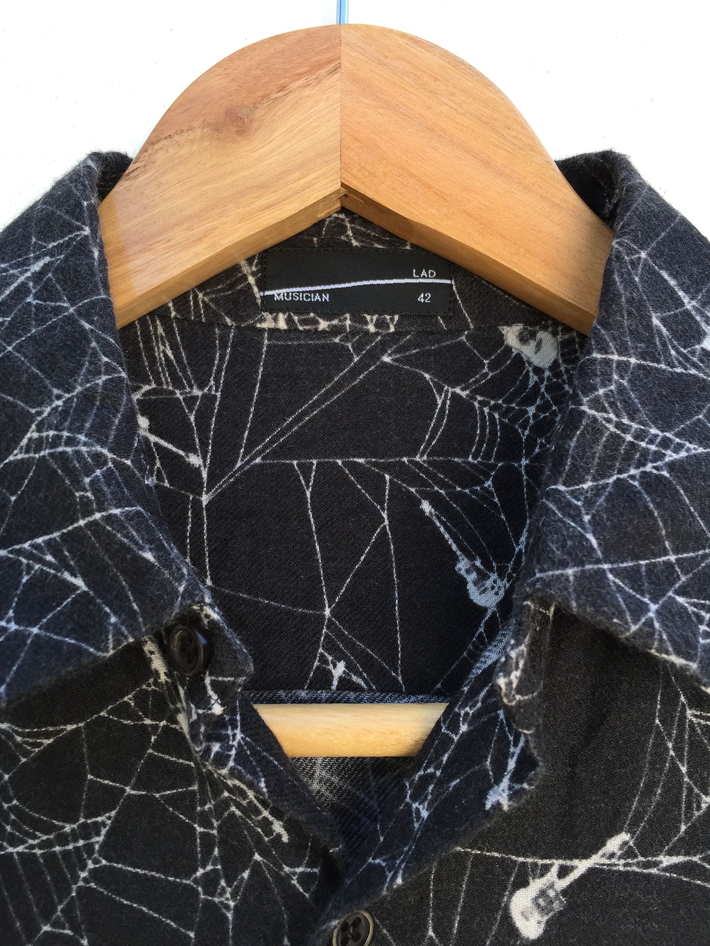 Lad Musician Rare LAD MUSICIAN SATIN SPIDER BLOUSON Size US S / EU 44-46 / 1 - 7 Thumbnail
