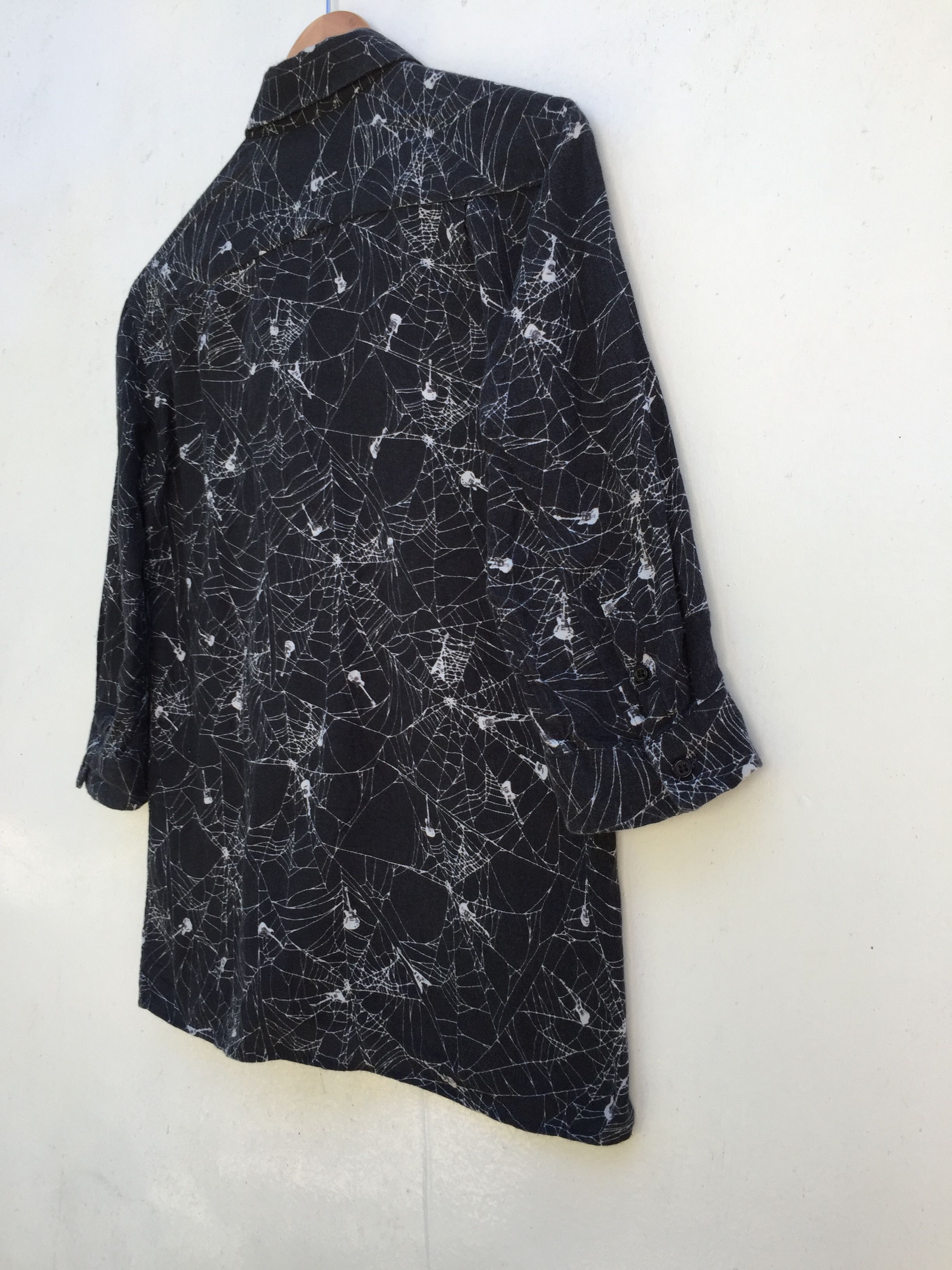 Lad Musician Rare LAD MUSICIAN SATIN SPIDER BLOUSON Size US S / EU 44-46 / 1 - 13 Thumbnail