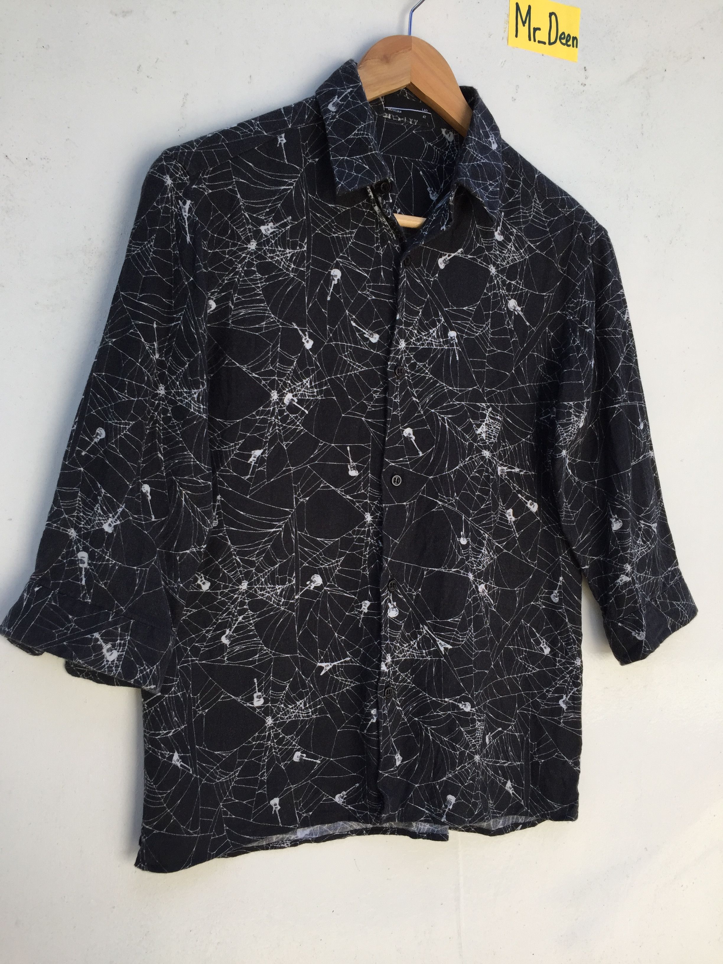 Lad Musician Rare LAD MUSICIAN SATIN SPIDER BLOUSON Size US S / EU 44-46 / 1 - 5 Thumbnail