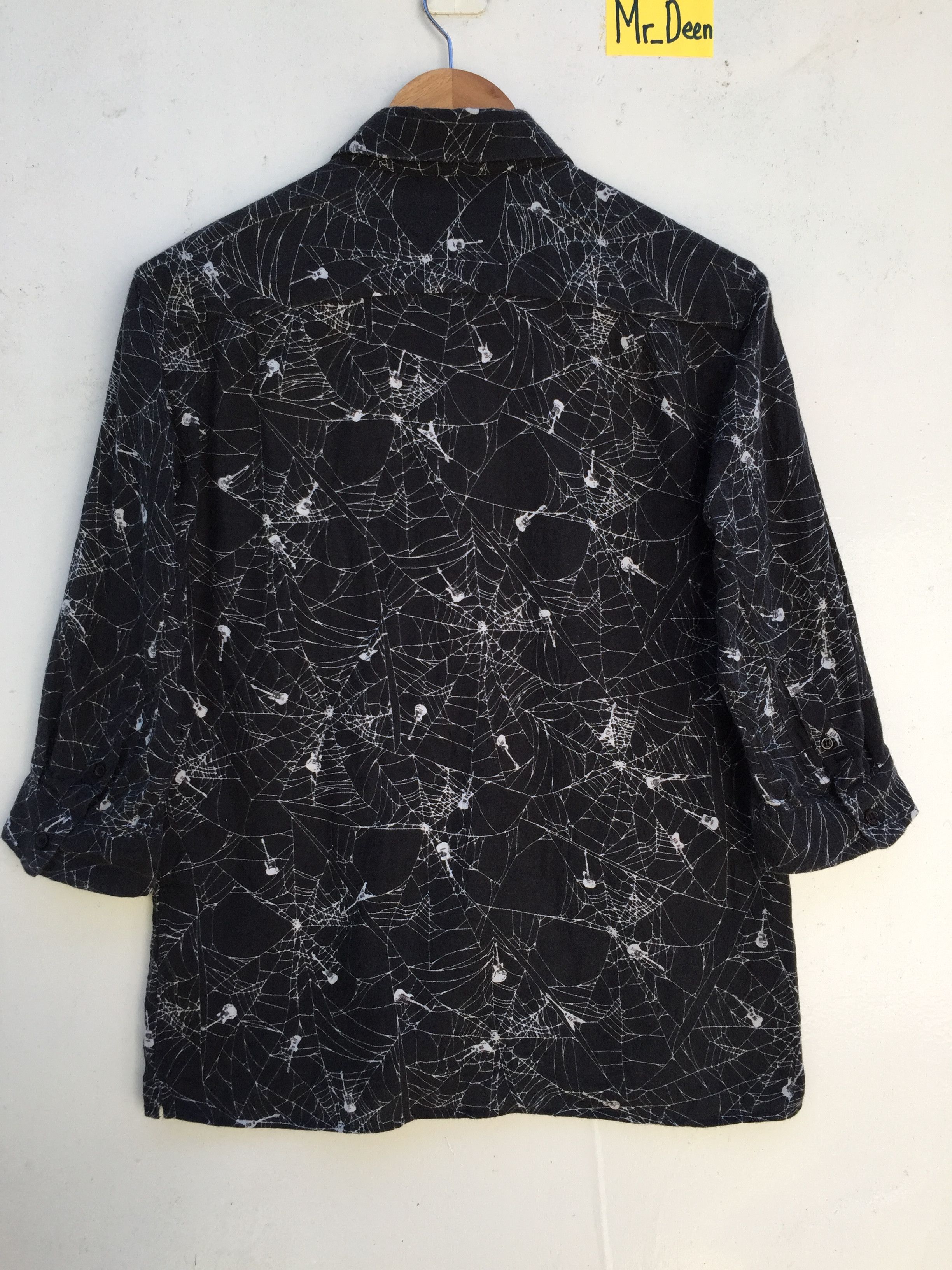 Lad Musician Rare LAD MUSICIAN SATIN SPIDER BLOUSON Size US S / EU 44-46 / 1 - 11 Thumbnail