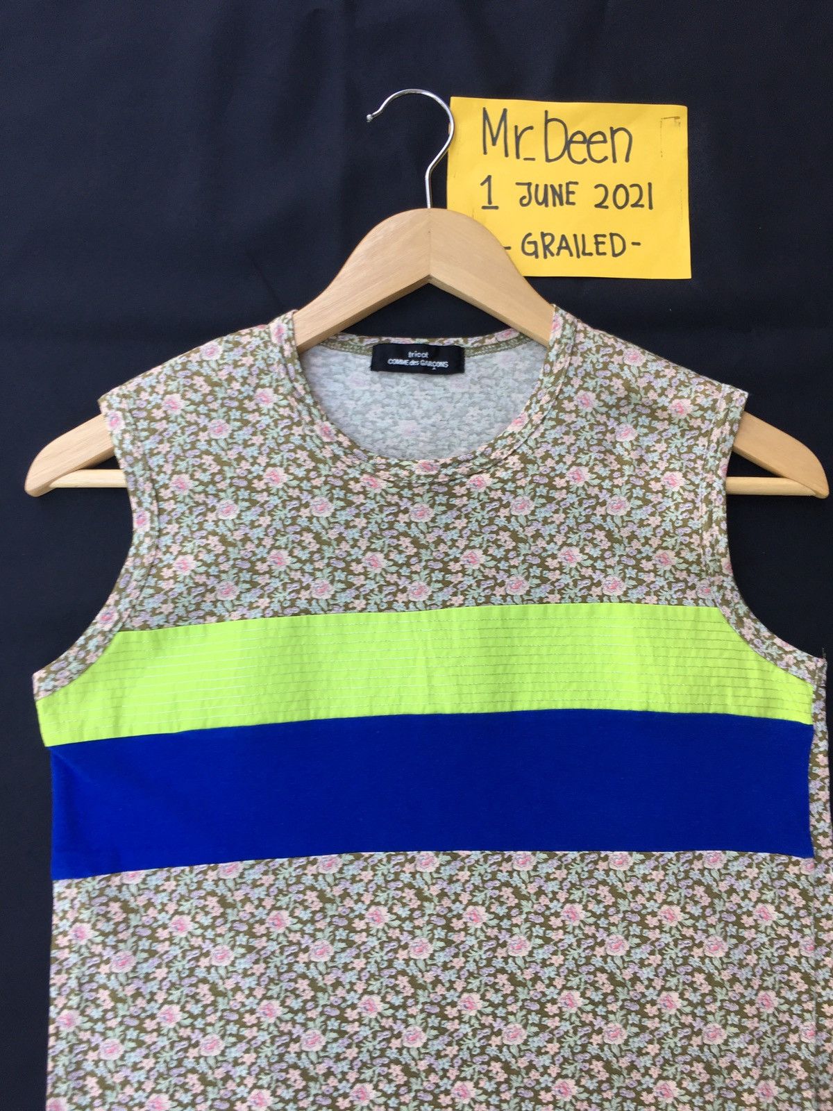 Vintage tricot Comme Des Garcons AD 2007 Sleeveless Top