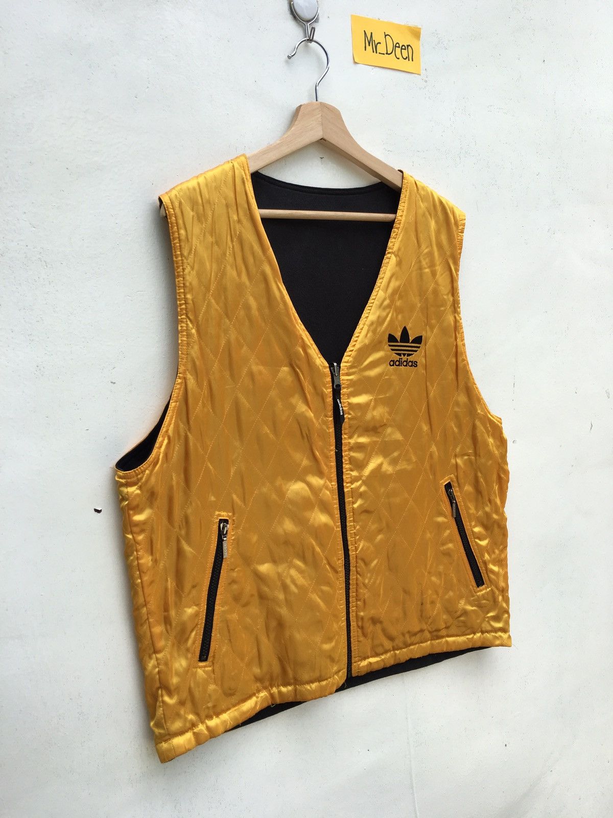 Adidas Vintage Adidas Reversible Vest Big Logo Sleeveless Jacket Size US L / EU 52-54 / 3 - 5 Thumbnail