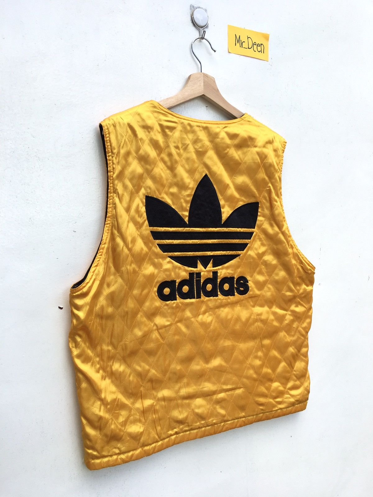 Adidas Vintage Adidas Reversible Vest Big Logo Sleeveless Jacket Size US L / EU 52-54 / 3 - 2 Thumbnail