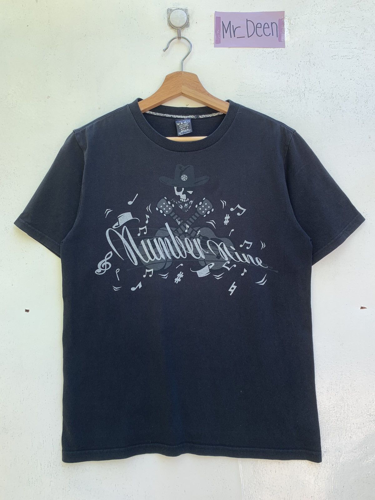 Number (N)ine Rare Number (N)ine Black Spellout Tshirt Size US S / EU 44-46 / 1 - 5 Thumbnail