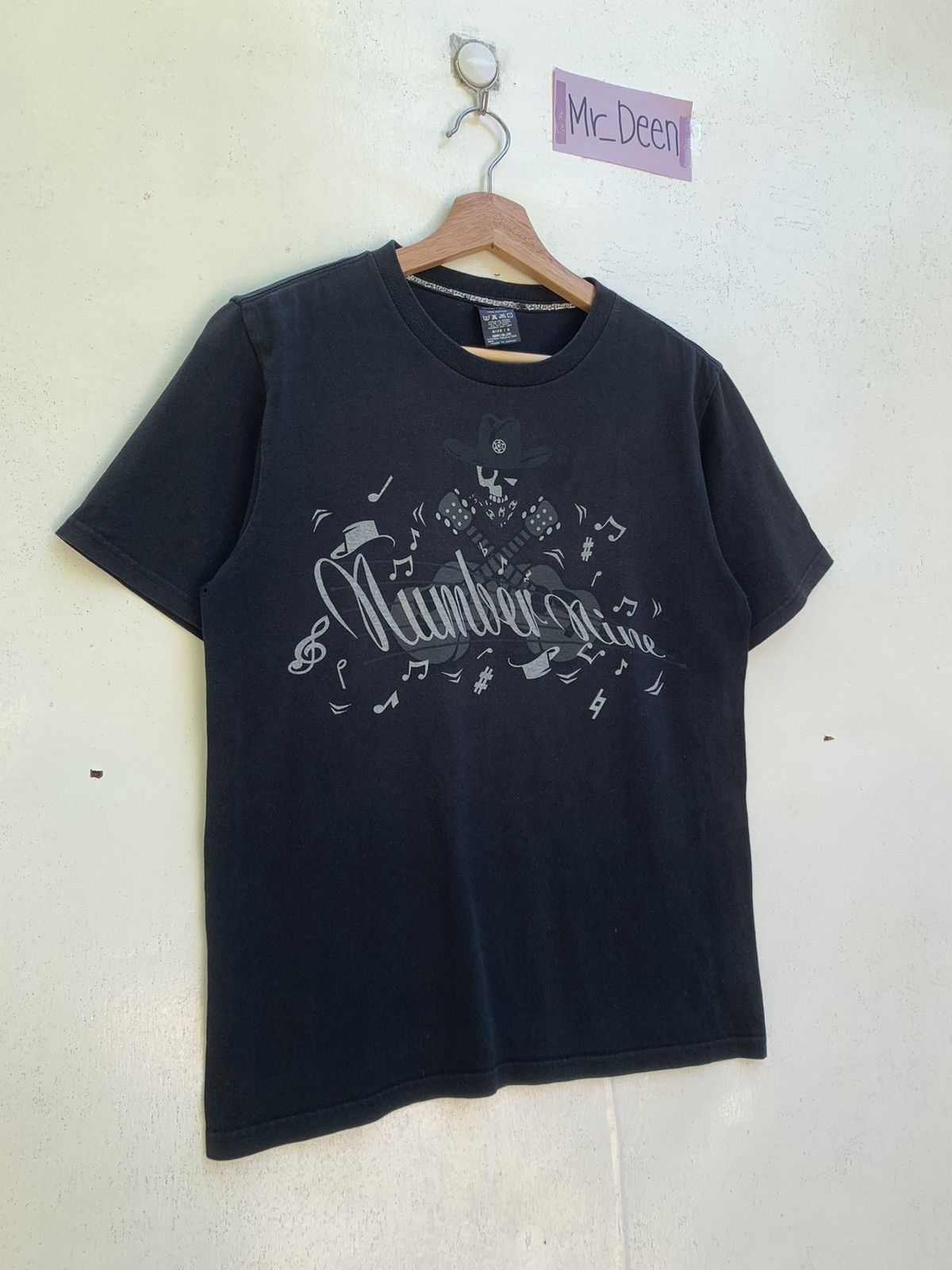 Number (N)ine Rare Number (N)ine Black Spellout Tshirt Size US S / EU 44-46 / 1 - 3 Thumbnail