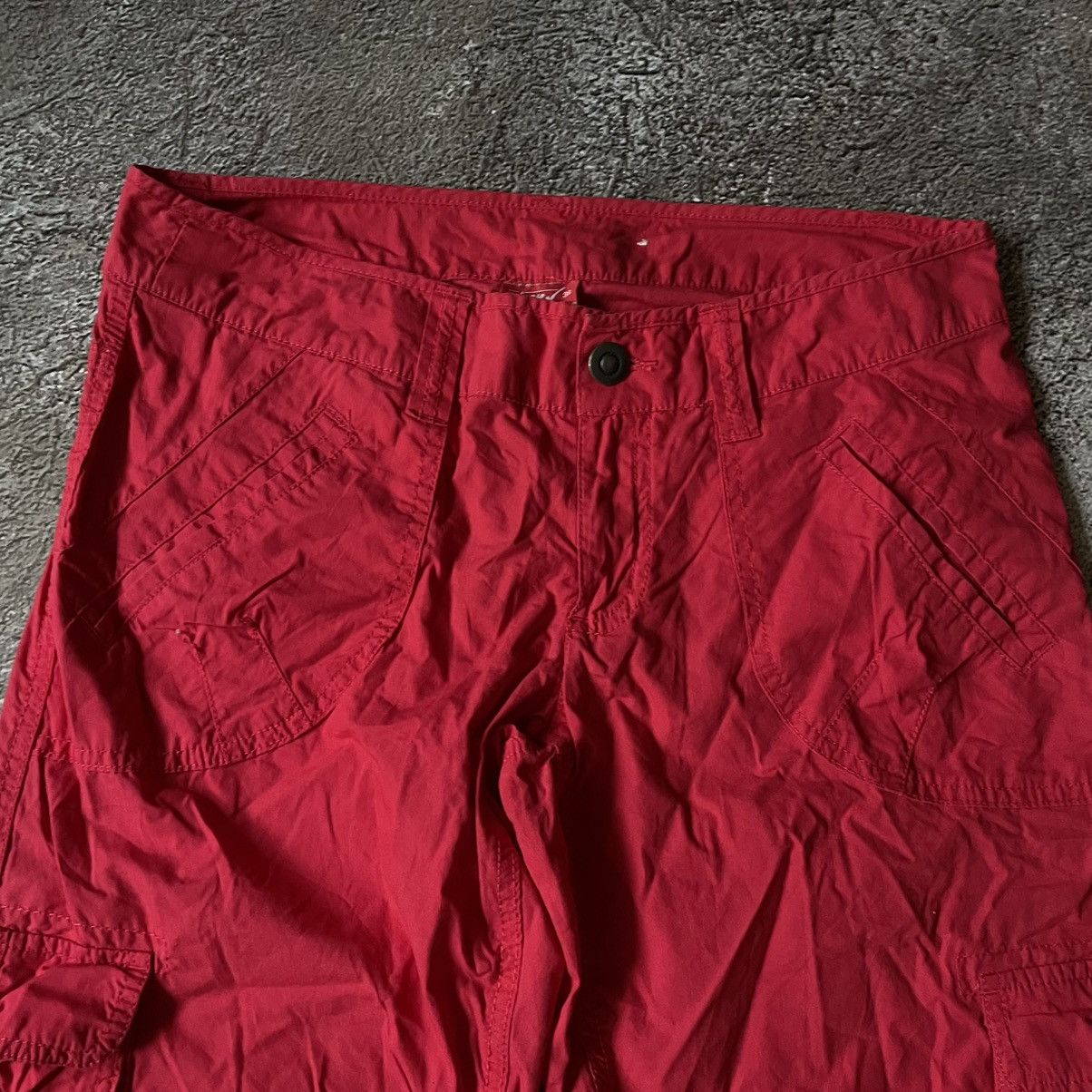 Vintage Vintage 90s Baggy Cargo Pants Bondage Straps Streetwear 28 Size 28" / US 6 / IT 42 - 7 Thumbnail