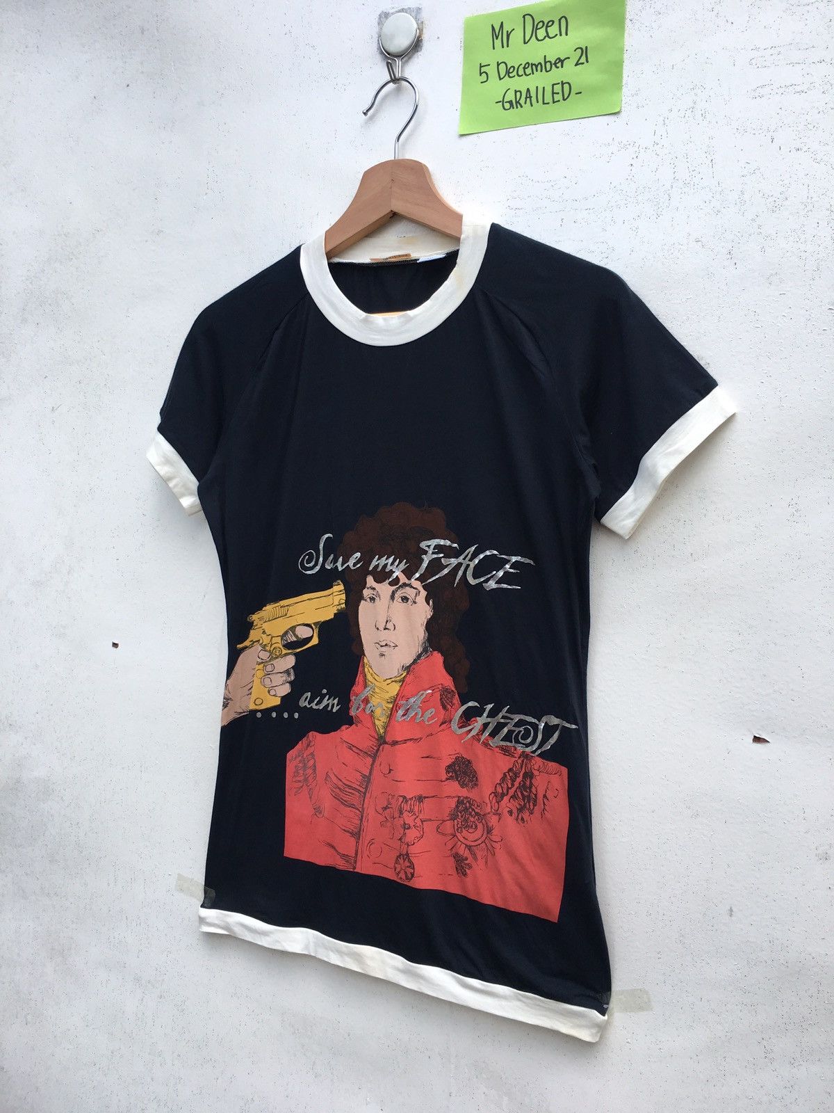 John Galliano Rare John Galliano Save My Face ...Printed Tshirt Size US S / EU 44-46 / 1 - 3 Thumbnail