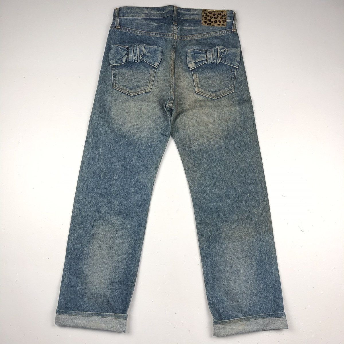 Designer × Japanese Brand Vintage MUVEIL selvedge redline Jeans dirty faded blue jeans Size US 30 / EU 46 - 1 Thumbnail