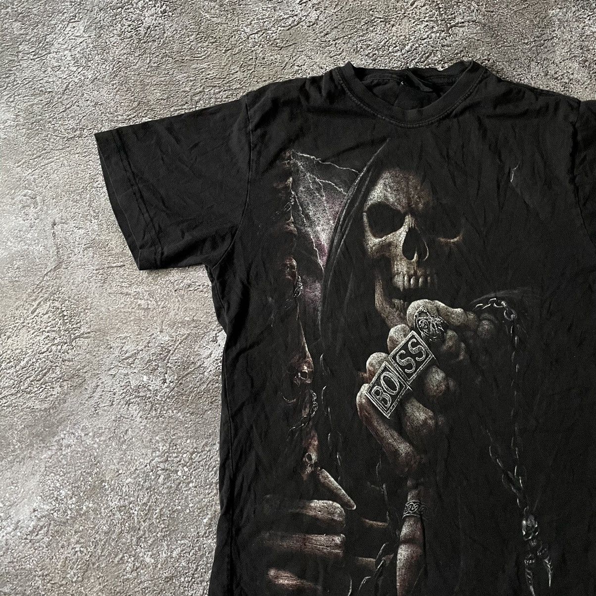 Band Tees Vintage Y2K Scream Dead Face 666 Devil Creepy Horror Tee Size US L / EU 52-54 / 3 - 4 Thumbnail