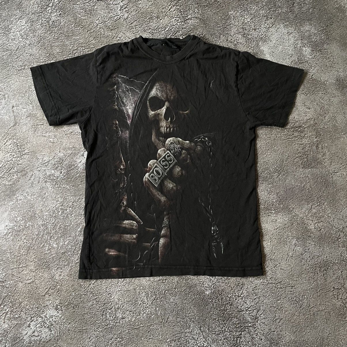 Band Tees Vintage Y2K Scream Dead Face 666 Devil Creepy Horror Tee Size US L / EU 52-54 / 3 - 2 Thumbnail