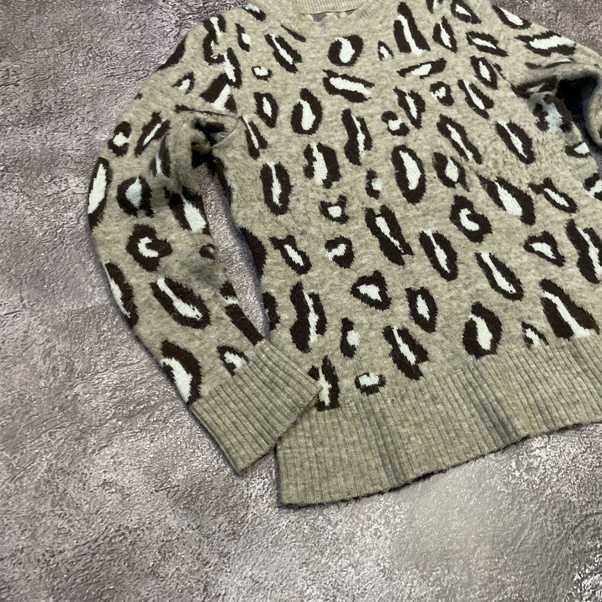 Vintage Vintage 90s Leopard Print Oversized Sweater Y2K Grunge M Size US M / EU 48-50 / 2 - 4 Thumbnail