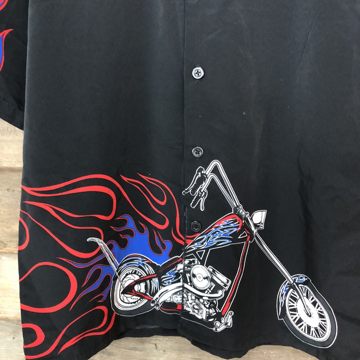 Indian Motorcycle × Japanese Brand Motorcycle harley davidson fire Silver Point Black #3539 Size US XL / EU 56 / 4 - 8 Thumbnail