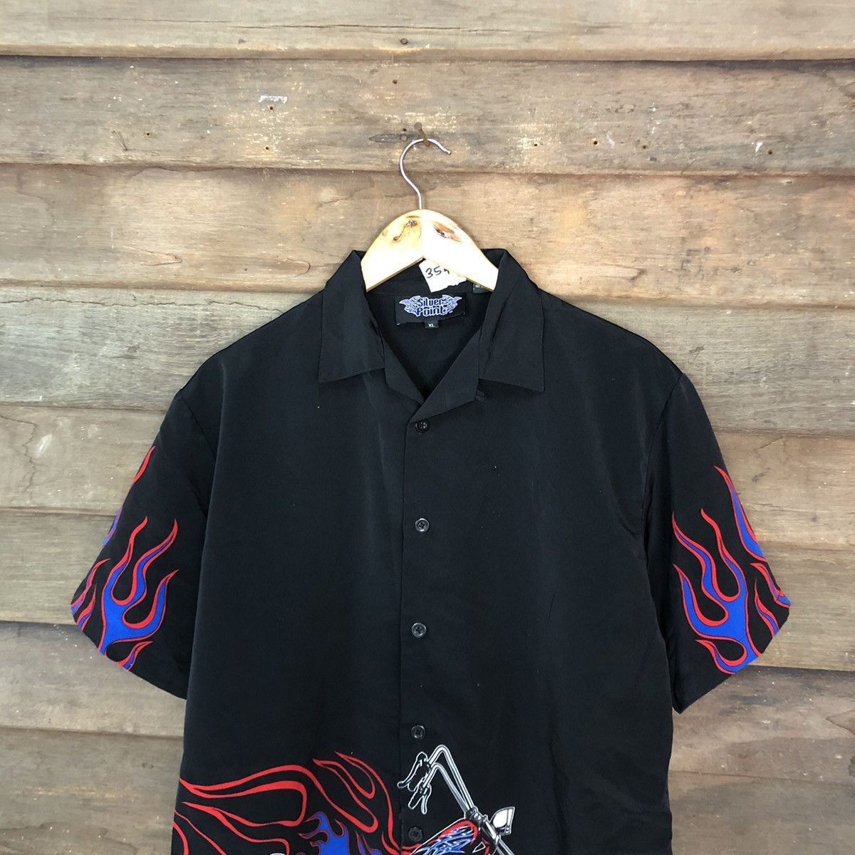 Indian Motorcycle × Japanese Brand Motorcycle harley davidson fire Silver Point Black #3539 Size US XL / EU 56 / 4 - 2 Thumbnail