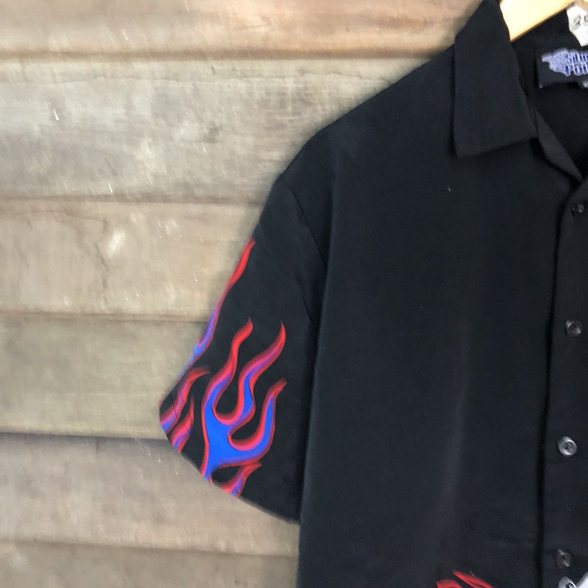 Indian Motorcycle × Japanese Brand Motorcycle harley davidson fire Silver Point Black #3539 Size US XL / EU 56 / 4 - 5 Thumbnail