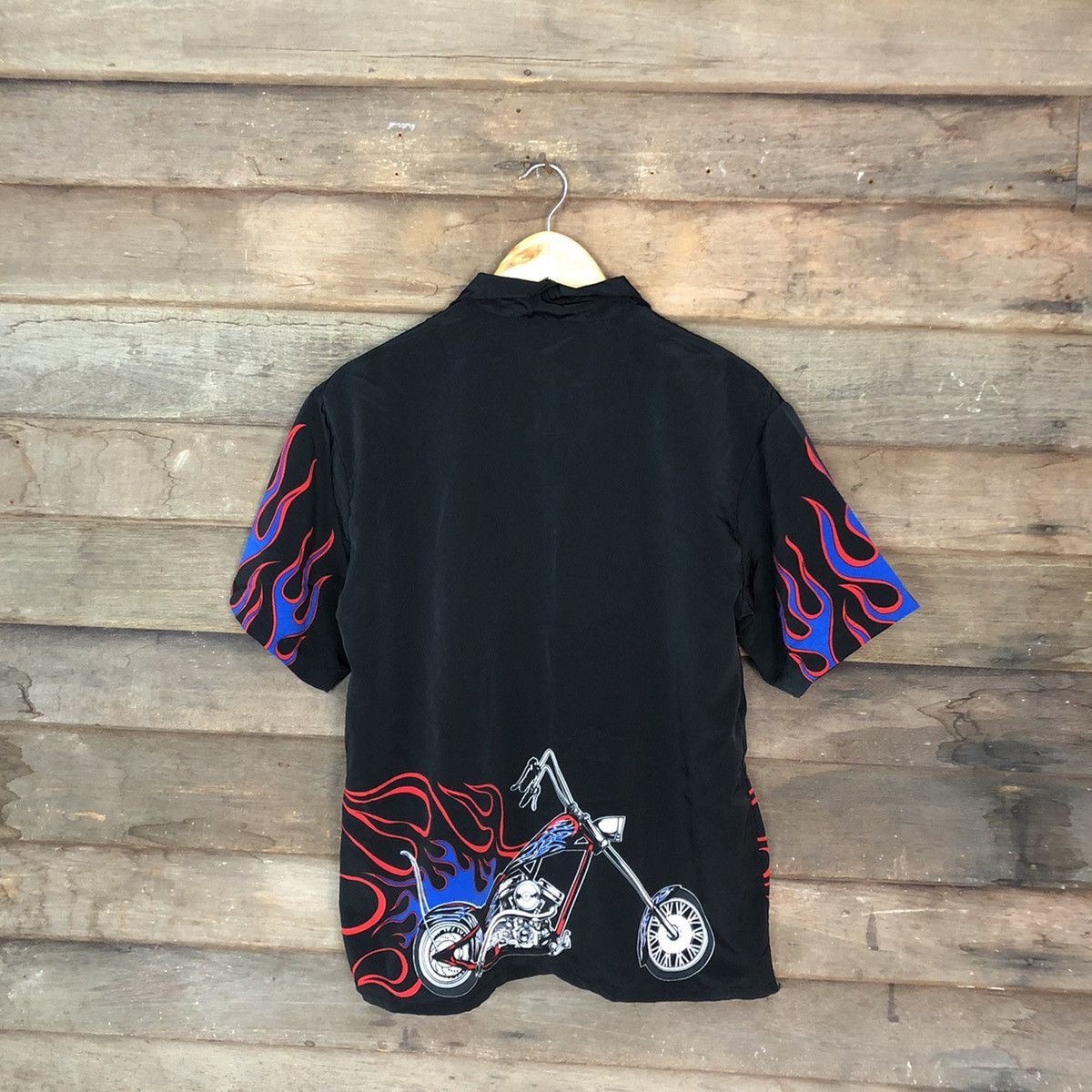 Indian Motorcycle × Japanese Brand Motorcycle harley davidson fire Silver Point Black #3539 Size US XL / EU 56 / 4 - 12 Thumbnail
