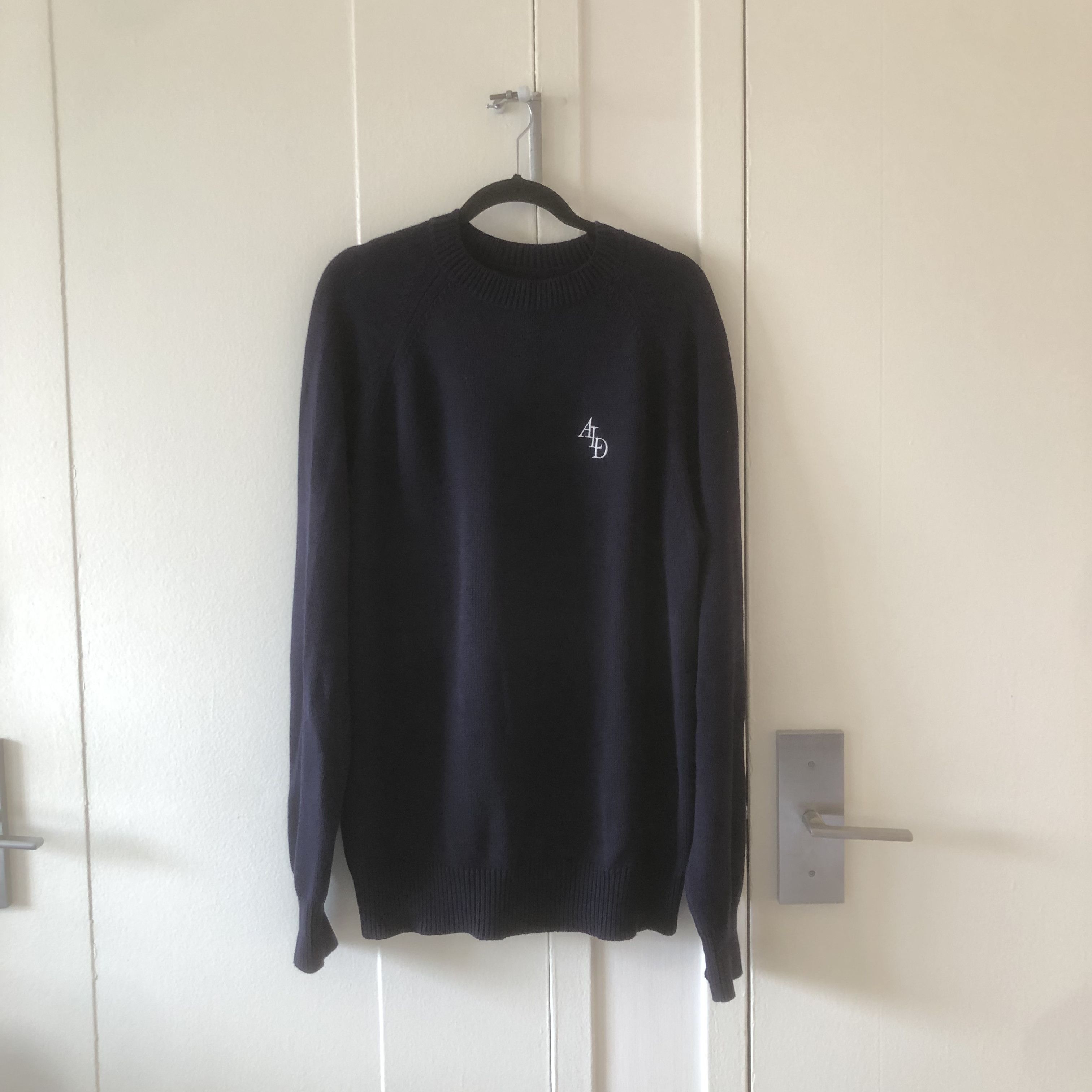 image of Aime Leon Dore Knit Ald Sweater in Navy, Men's (Size XL)