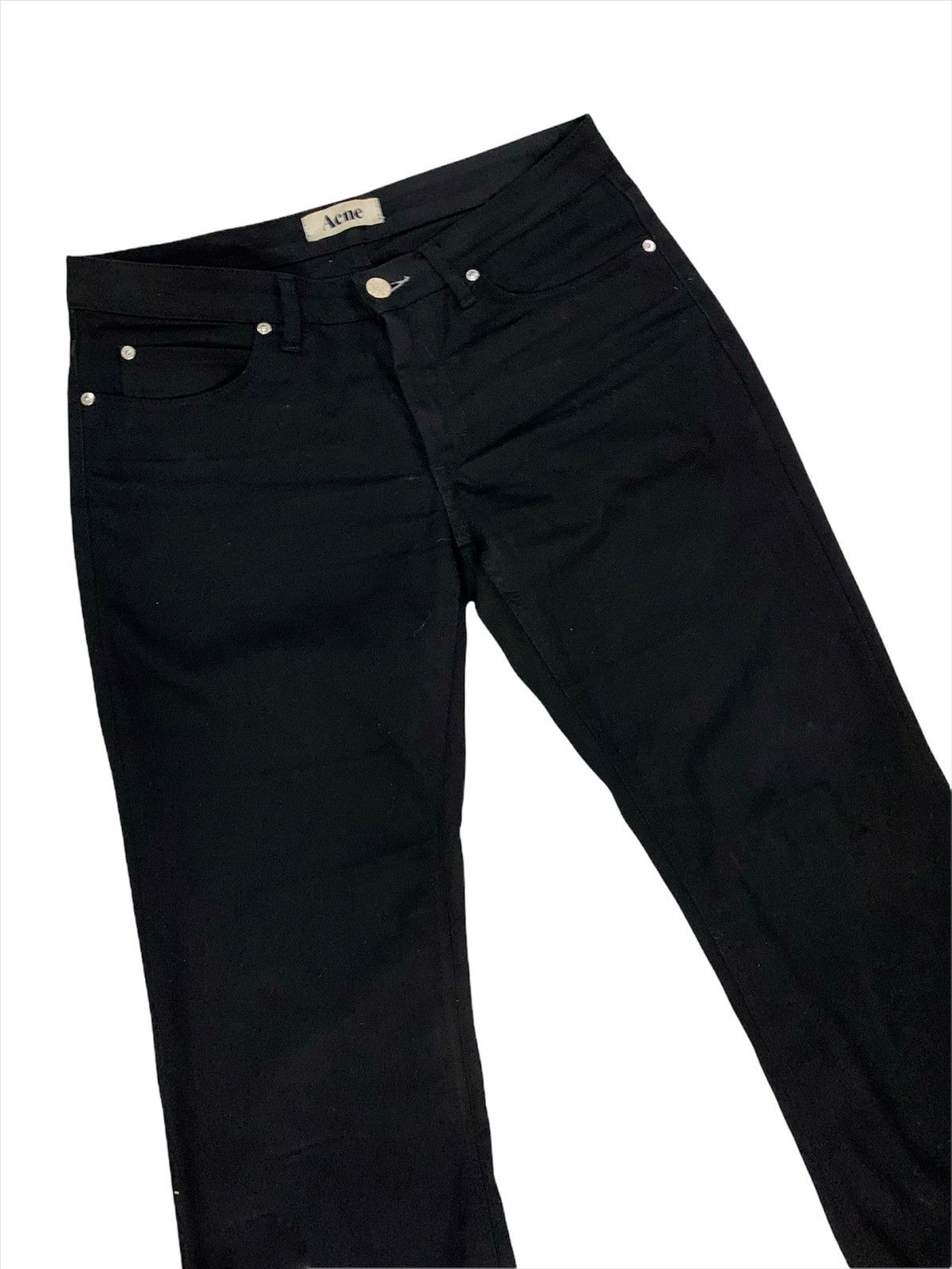 Acne Studios Acne Studios Jeans Hep Super Black Stretch 31/34 Size US 33 - 3 Thumbnail