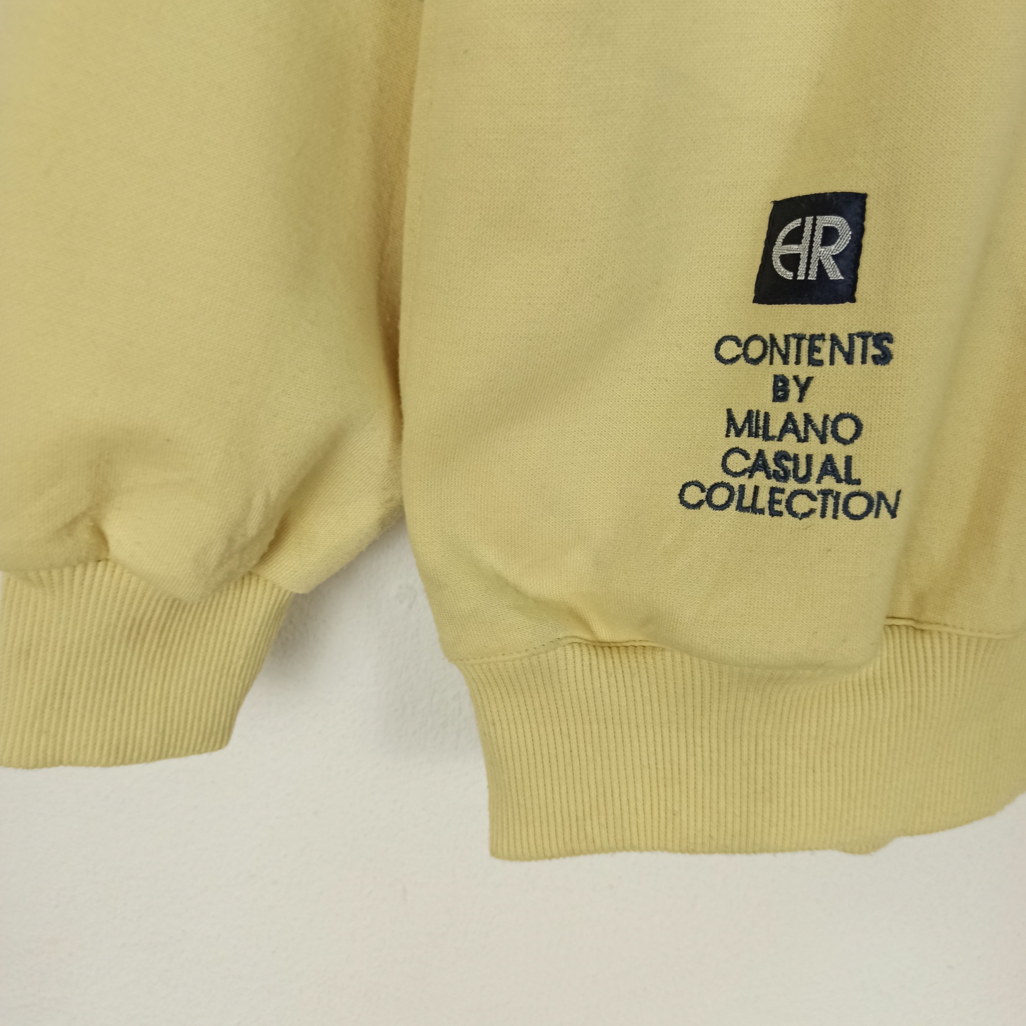 Japanese Brand Vintage Hiromi Rossi Milano Sweatshirt Big Logo Size US XL / EU 56 / 4 - 5 Thumbnail