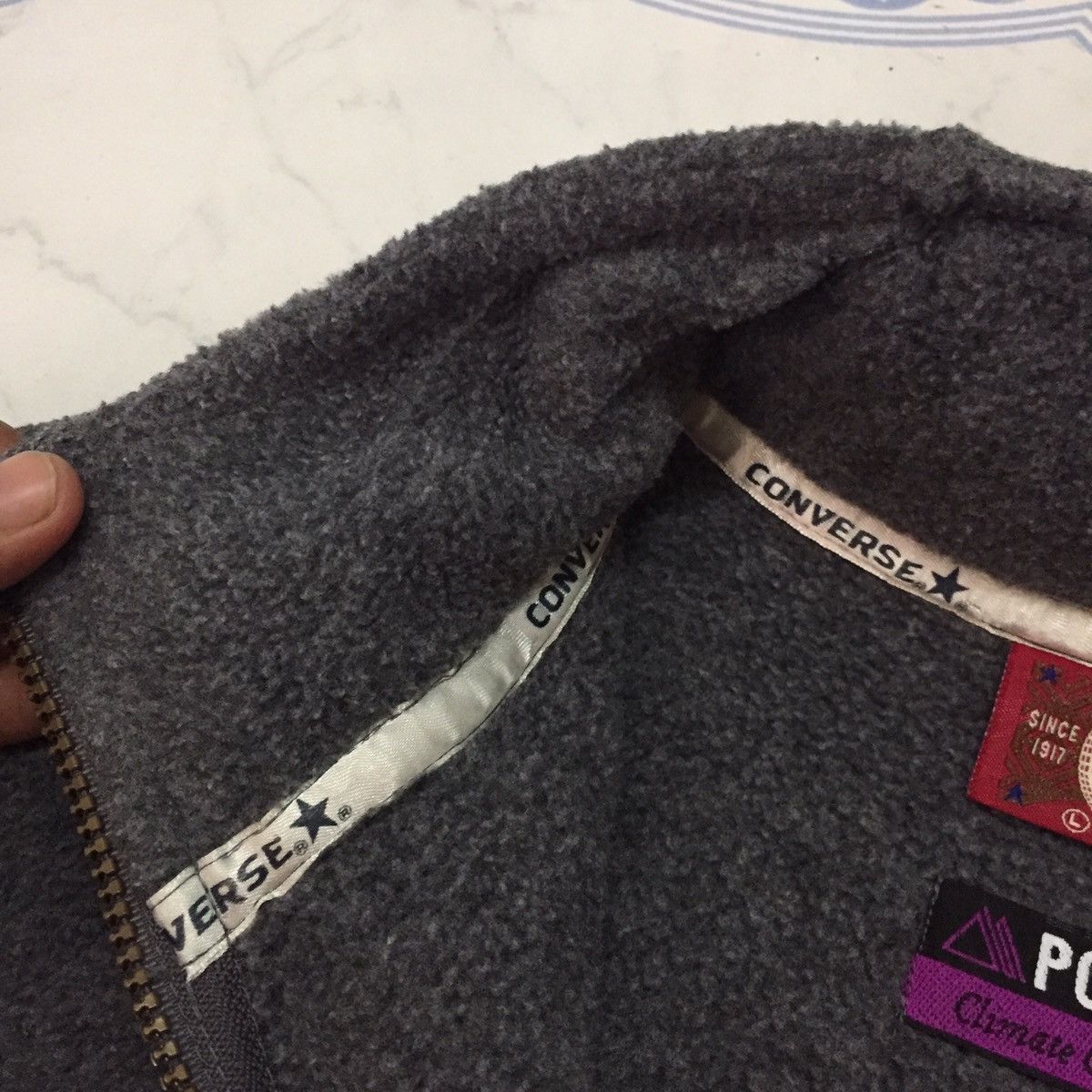 Converse × Polartec Converse All Star X Polartec Half Zip Sweater Size US L / EU 52-54 / 3 - 12 Thumbnail