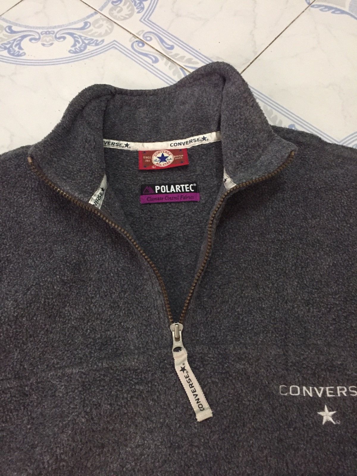 Converse × Polartec Converse All Star X Polartec Half Zip Sweater Size US L / EU 52-54 / 3 - 11 Thumbnail