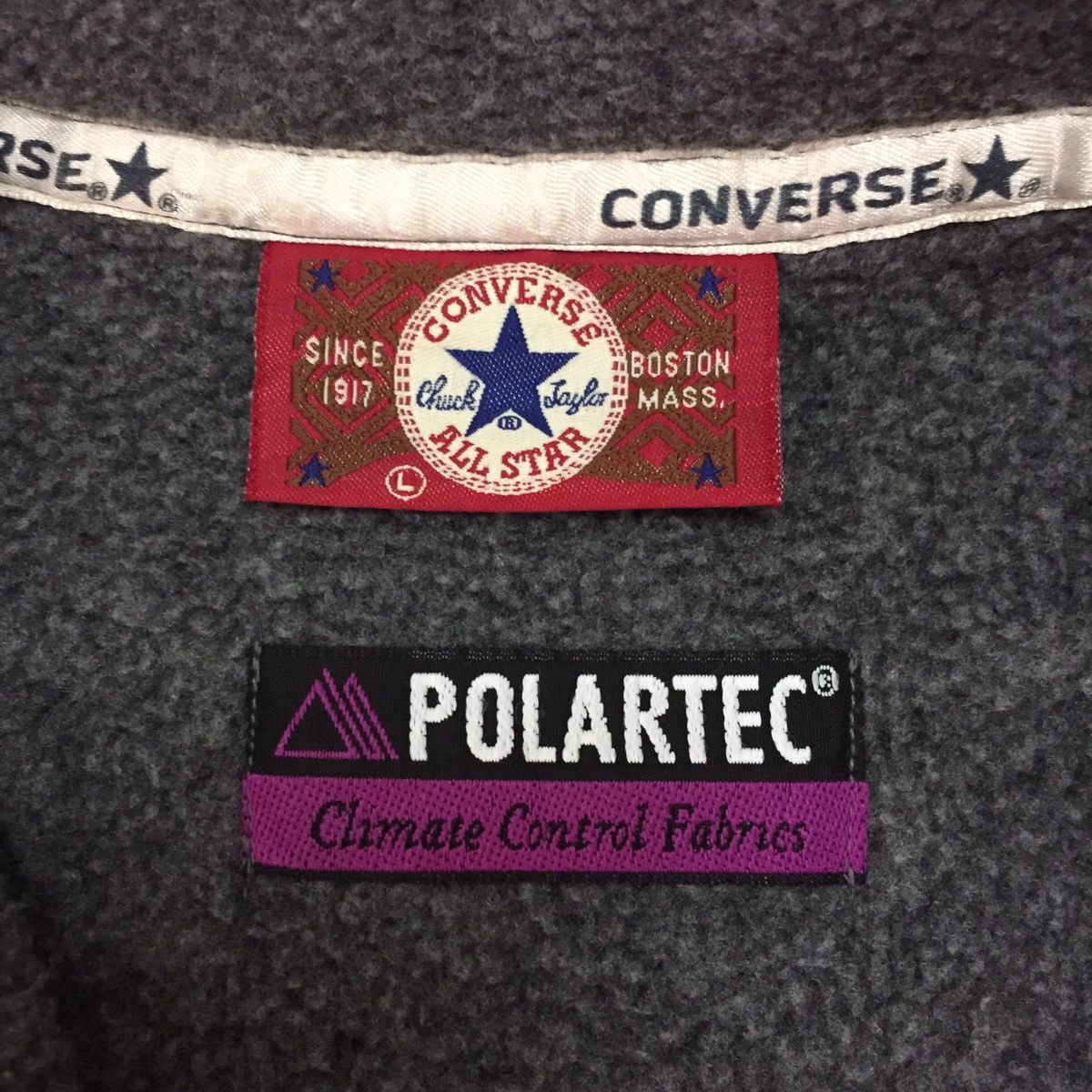 Converse × Polartec Converse All Star X Polartec Half Zip Sweater Size US L / EU 52-54 / 3 - 13 Thumbnail