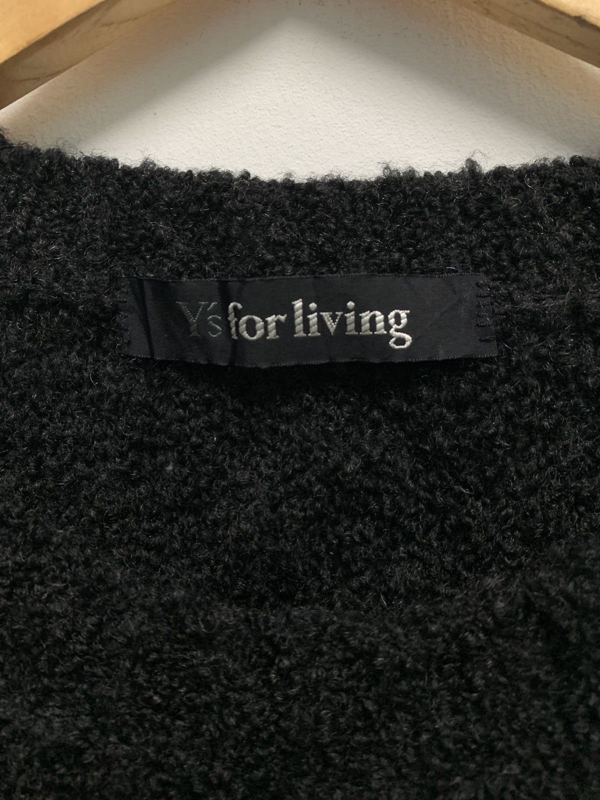 Japanese Brand × Y's for Men × Yohji Yamamoto 🇯🇵Y's for living Yohji Yamamoto Cable Knitted Dress Coat Size US S / EU 44-46 / 1 - 4 Thumbnail