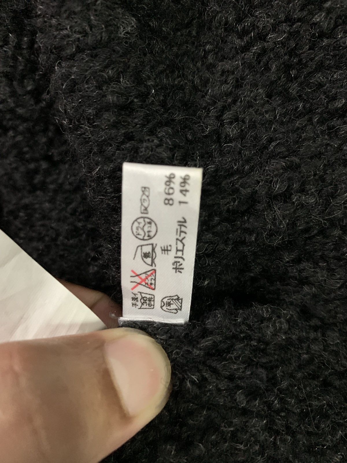 Japanese Brand × Y's for Men × Yohji Yamamoto 🇯🇵Y's for living Yohji Yamamoto Cable Knitted Dress Coat Size US S / EU 44-46 / 1 - 7 Thumbnail