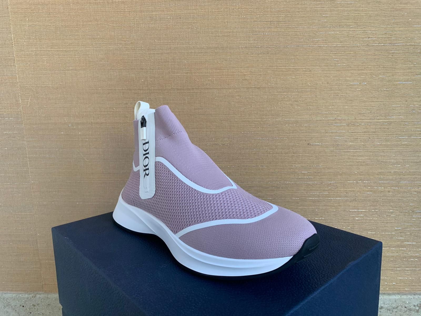 Dior B25 High Top Sneakers in Pink Size US 13 / EU 46 - 4 Thumbnail