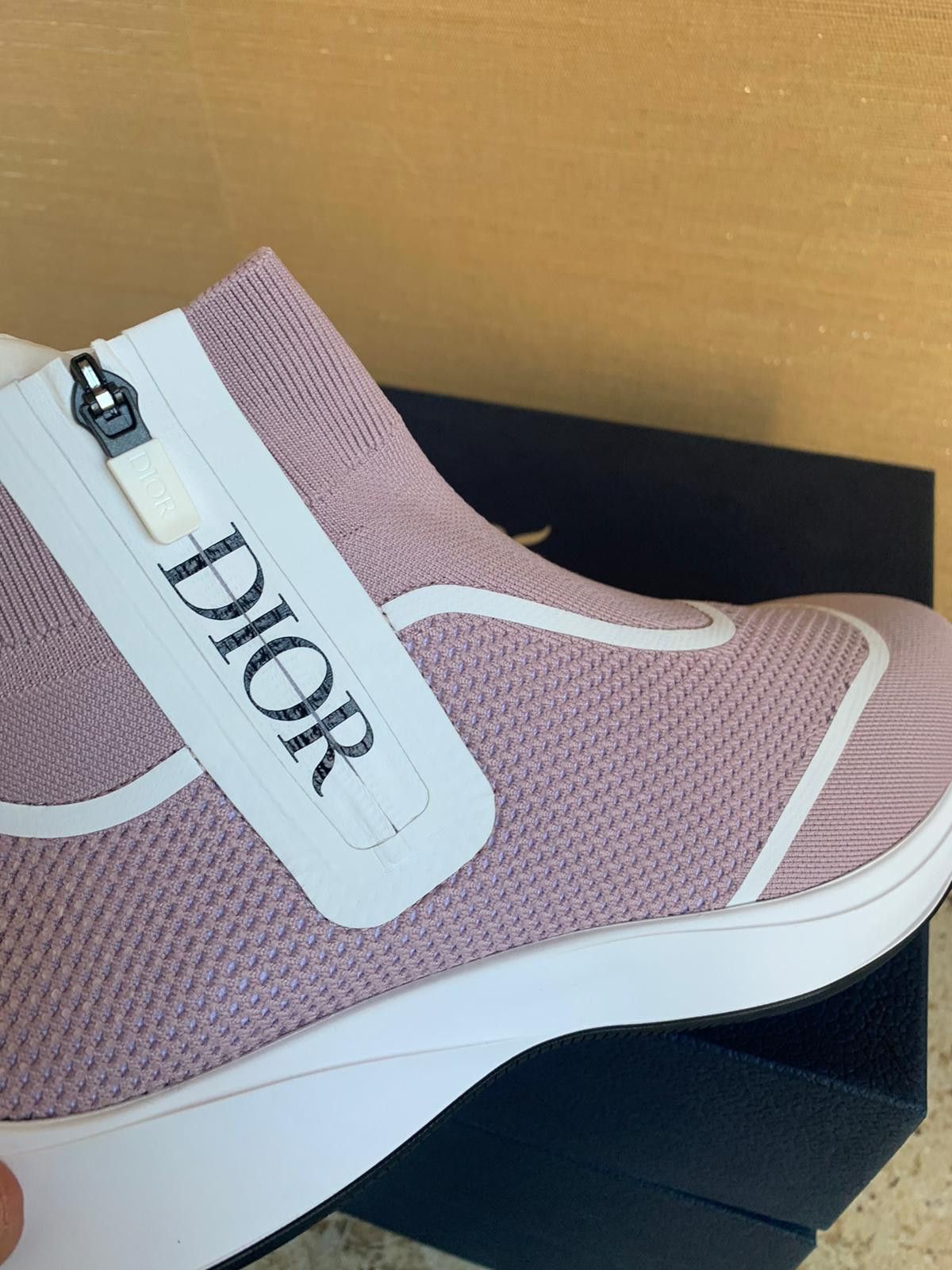 Dior B25 High Top Sneakers in Pink Size US 13 / EU 46 - 11 Thumbnail