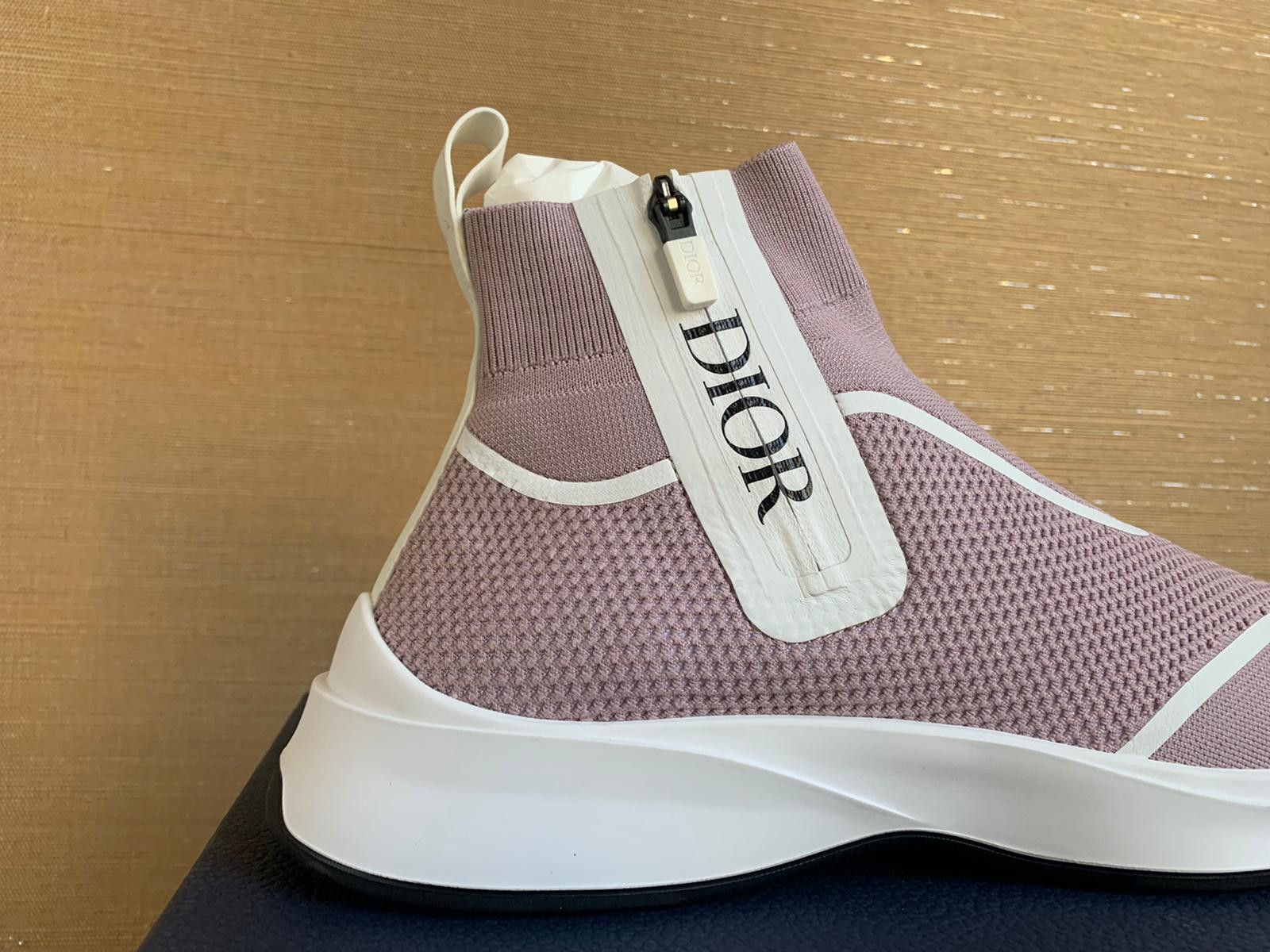 Dior B25 High Top Sneakers in Pink Size US 13 / EU 46 - 3 Thumbnail