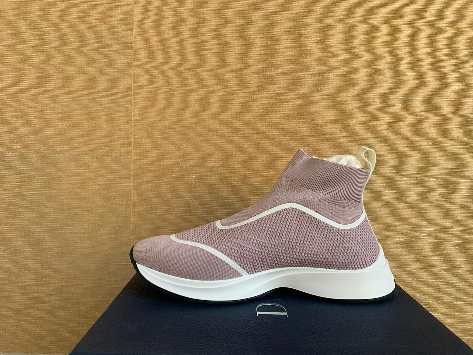 Dior B25 High Top Sneakers in Pink Size US 13 / EU 46 - 8 Thumbnail
