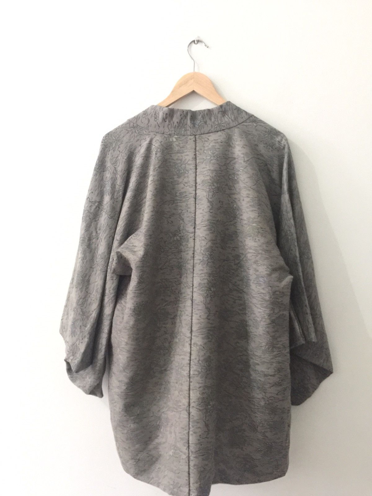 Japanese Brand FINAL DRKimono Haori Japan Floral Design Style 100% Silk Size US M / EU 48-50 / 2 - 7 Thumbnail