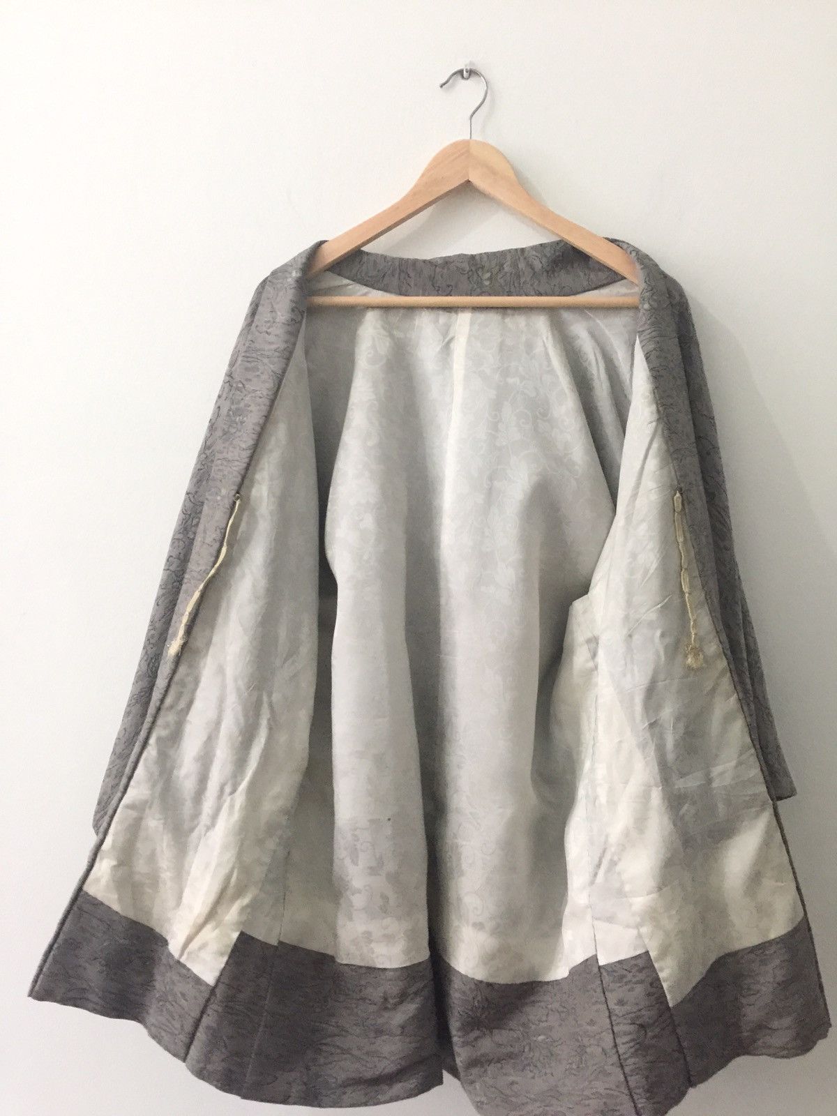 Japanese Brand FINAL DRKimono Haori Japan Floral Design Style 100% Silk Size US M / EU 48-50 / 2 - 6 Thumbnail