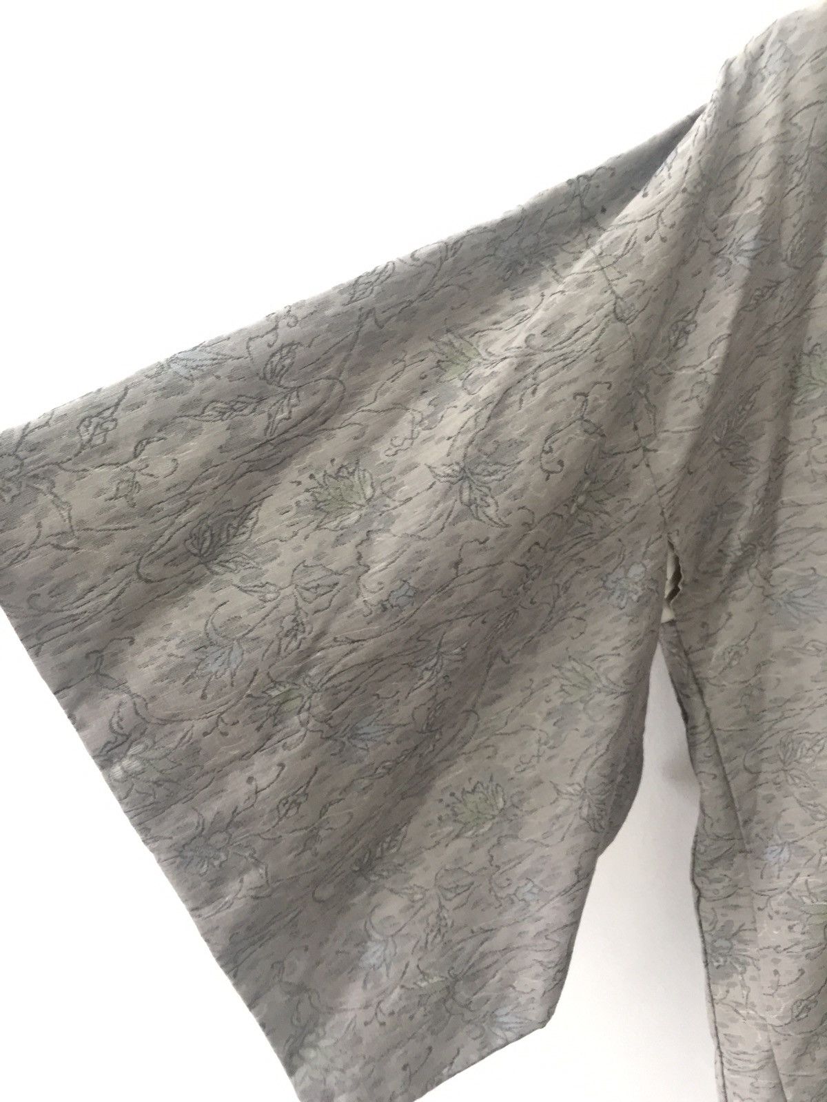 Japanese Brand FINAL DRKimono Haori Japan Floral Design Style 100% Silk Size US M / EU 48-50 / 2 - 3 Thumbnail