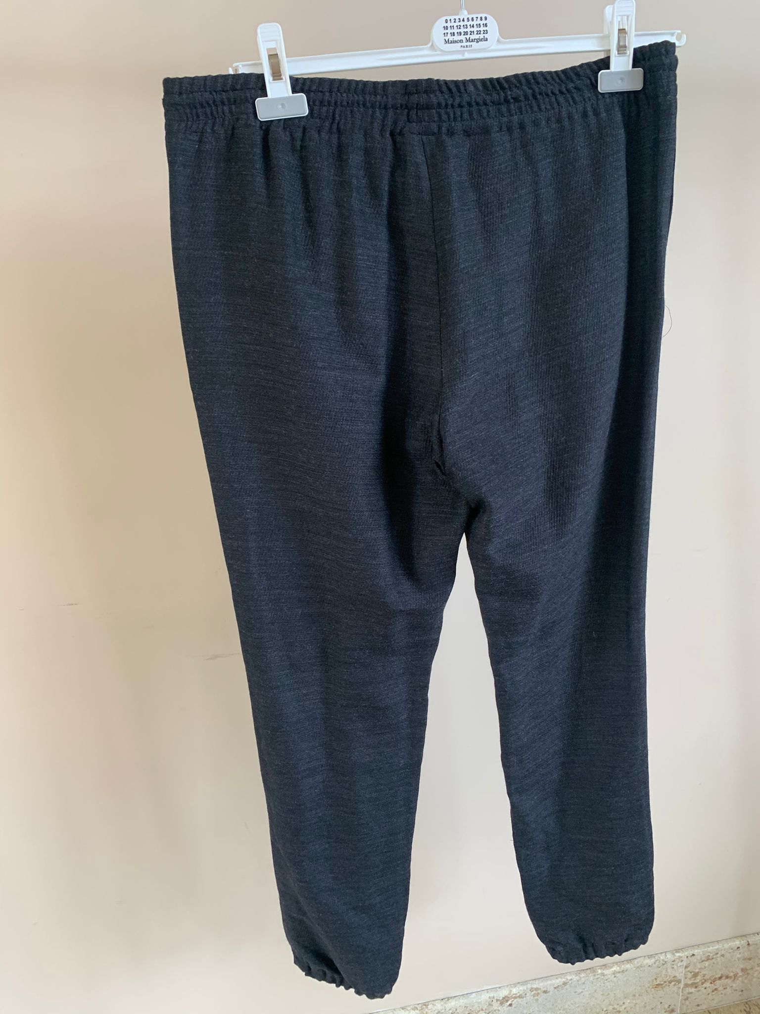 Saint Laurent Paris Knit Elastic Drawstring Pants In Anthracite Grey Size US 34 / EU 50 - 4 Thumbnail