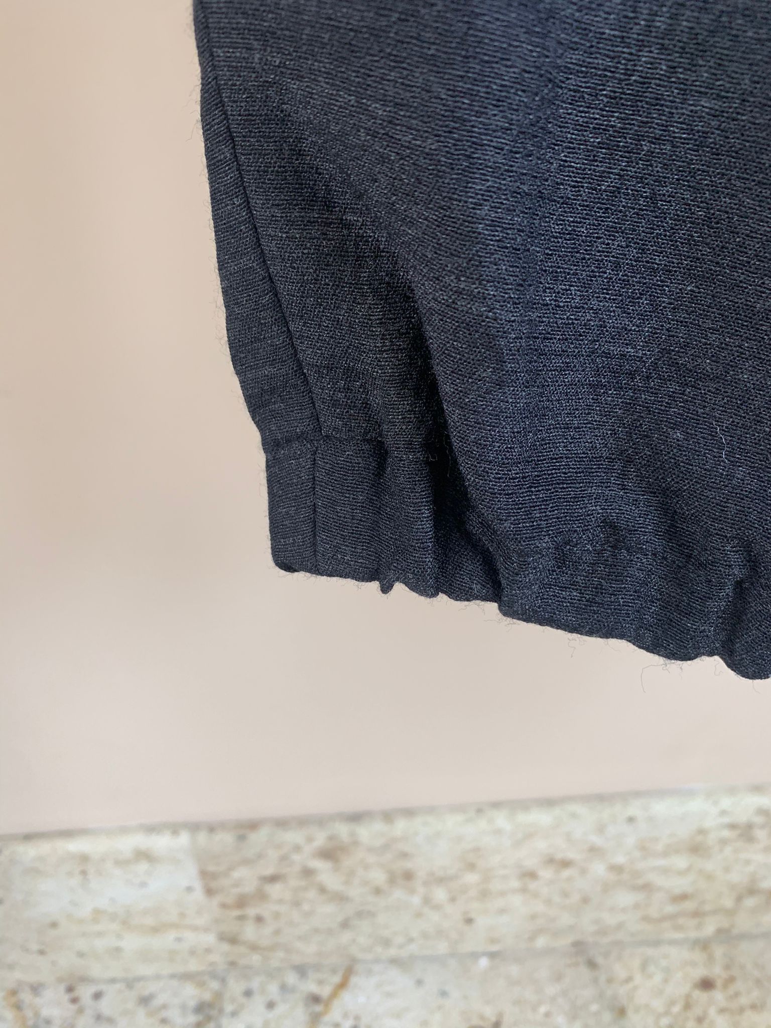 Saint Laurent Paris Knit Elastic Drawstring Pants In Anthracite Grey Size US 34 / EU 50 - 13 Thumbnail