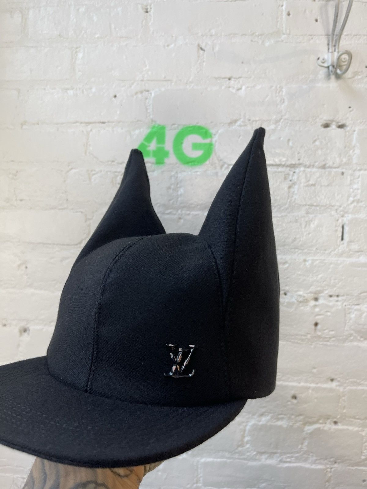 Louis Vuitton Virgil Abloh Pointed Ears Cap Wool - ShopStyle Hats