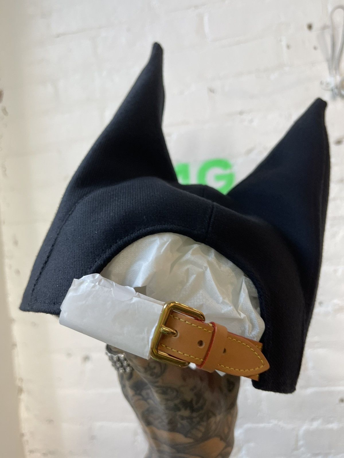 Louis Vuitton × Virgil Abloh Louis Vuitton NEW Virgil Batman Pointed Ears Hat Size ONE SIZE - 7 Thumbnail