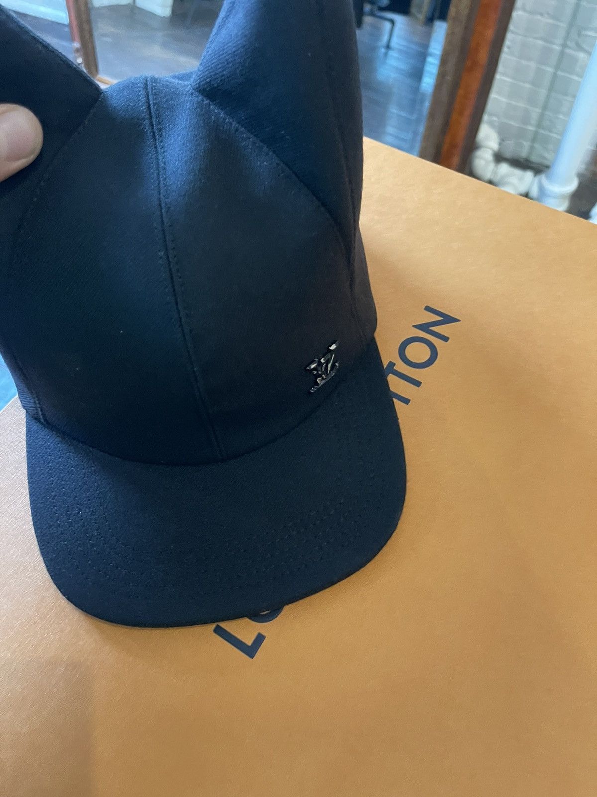 Louis Vuitton × Virgil Abloh Louis Vuitton NEW Virgil Batman Pointed Ears Hat Size ONE SIZE - 13 Thumbnail