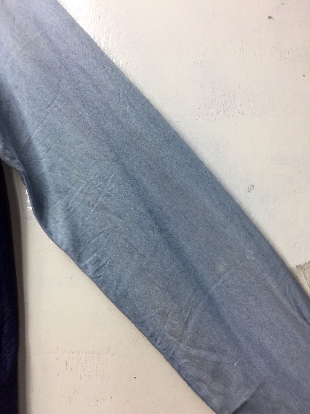 Sophnet. Uniform Experiment Colorblock Rare Design Denim Shirt Size US M / EU 48-50 / 2 - 7 Thumbnail